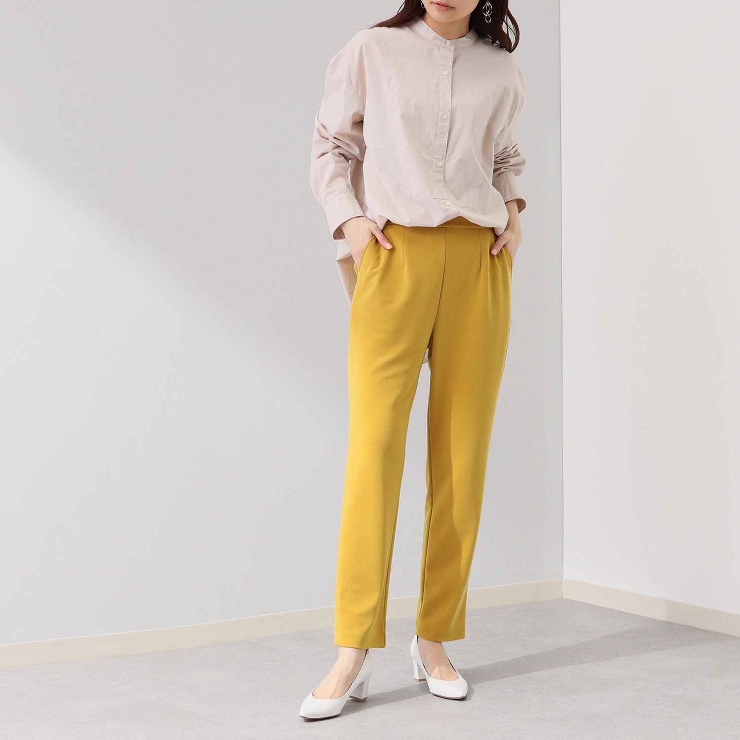 有木 ジャパンメイド はっ水スリムパンツ＆テーパードアンクルパンツ