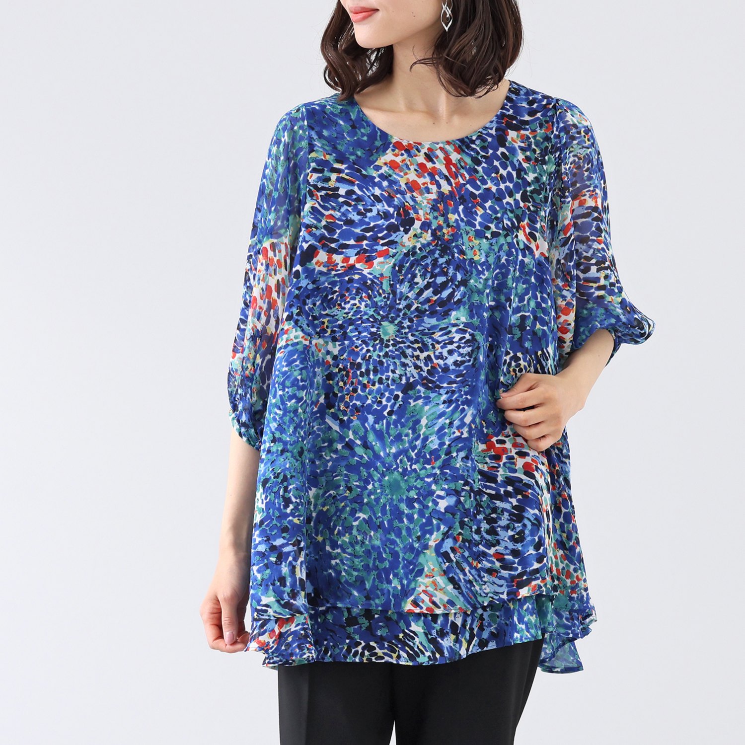 ダジュール シフォンチュニック