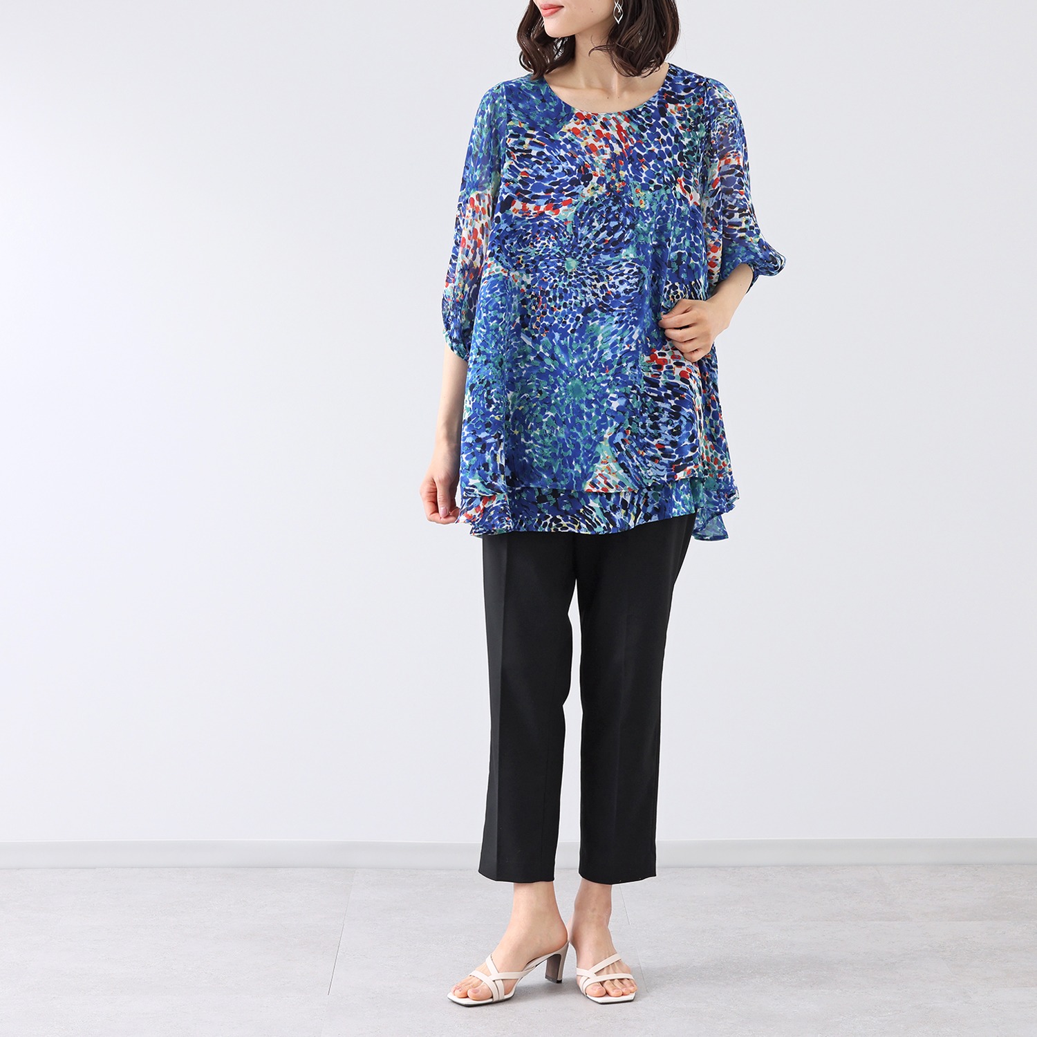 ダジュール シフォンチュニック