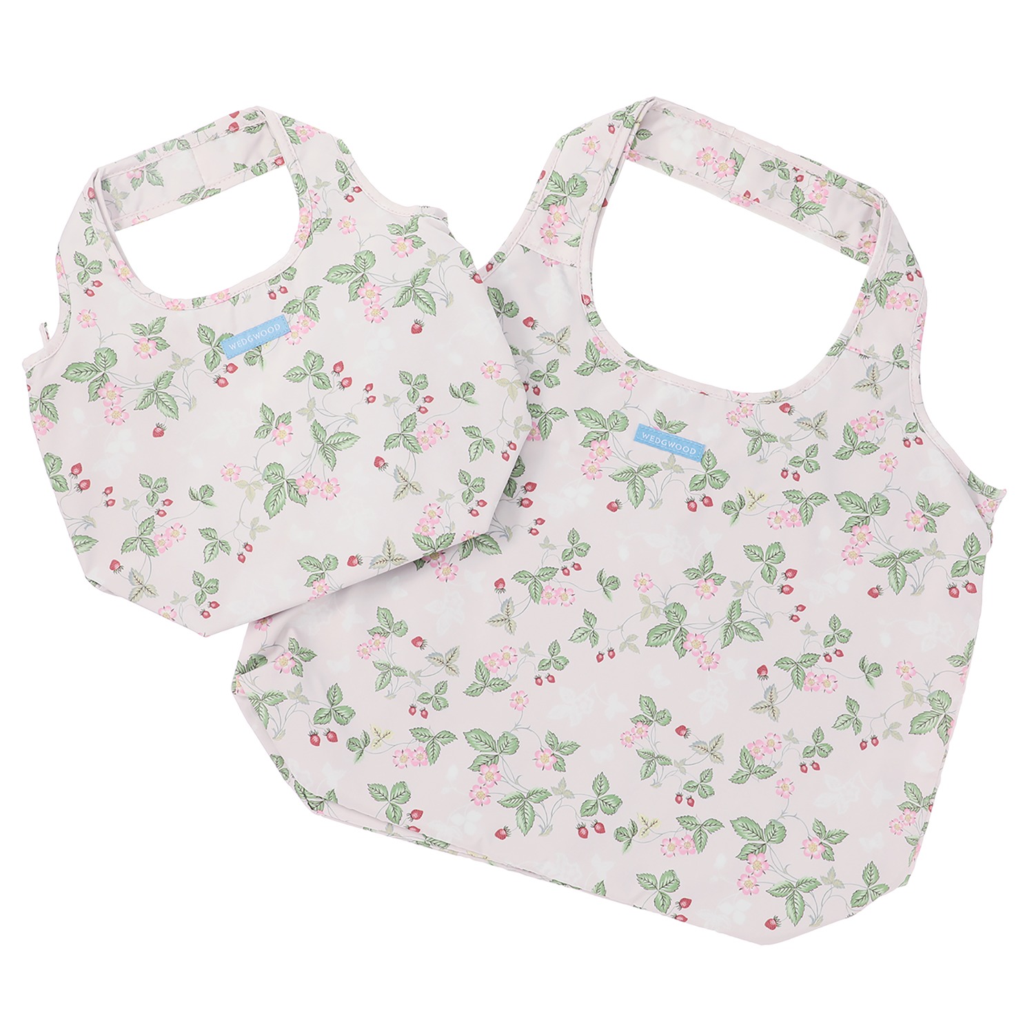 ウェッジウッド ワイルドストロベリー はっ水　保冷マイバッグ 大小２個セット