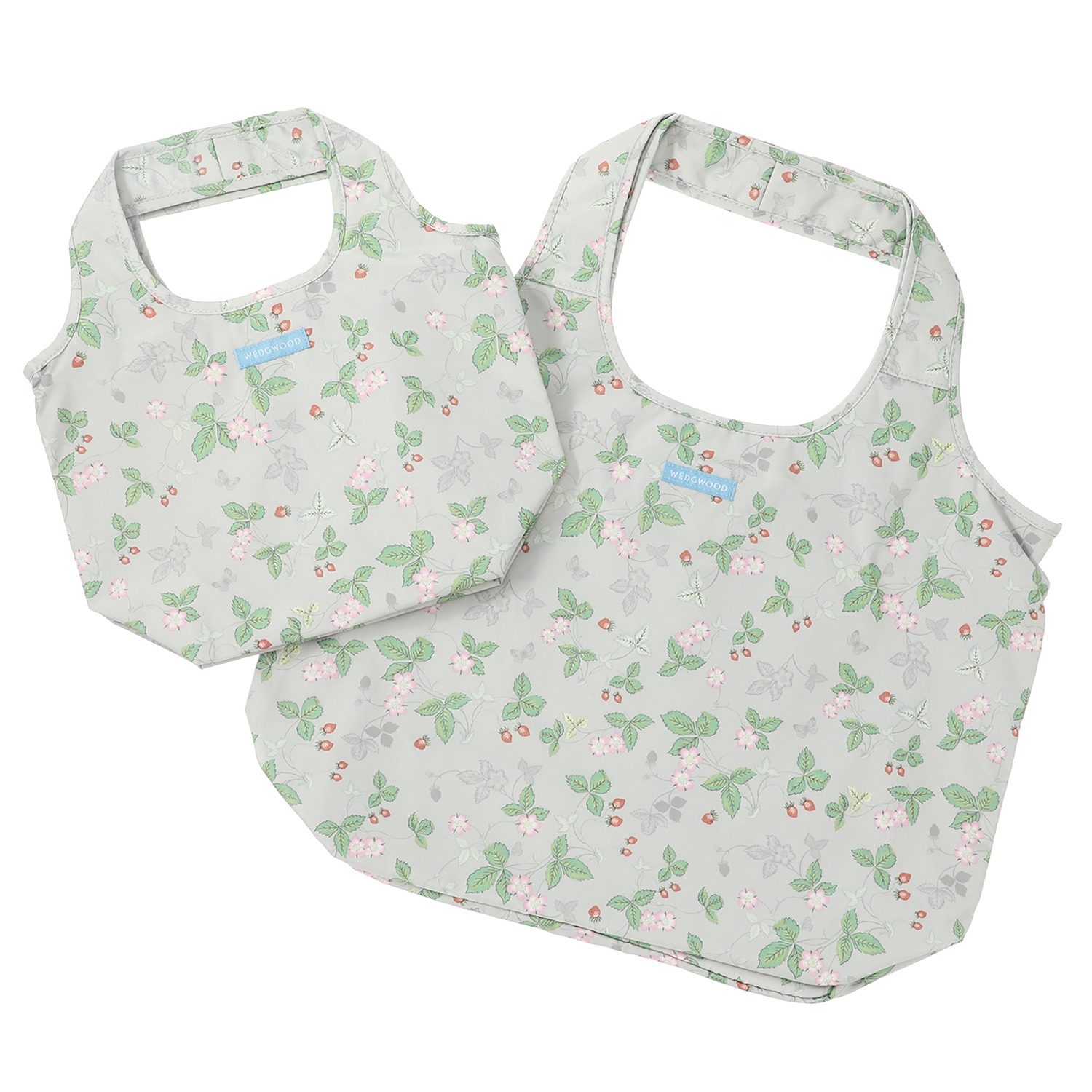 ウェッジウッド ワイルドストロベリー はっ水　保冷マイバッグ 大小２個セット