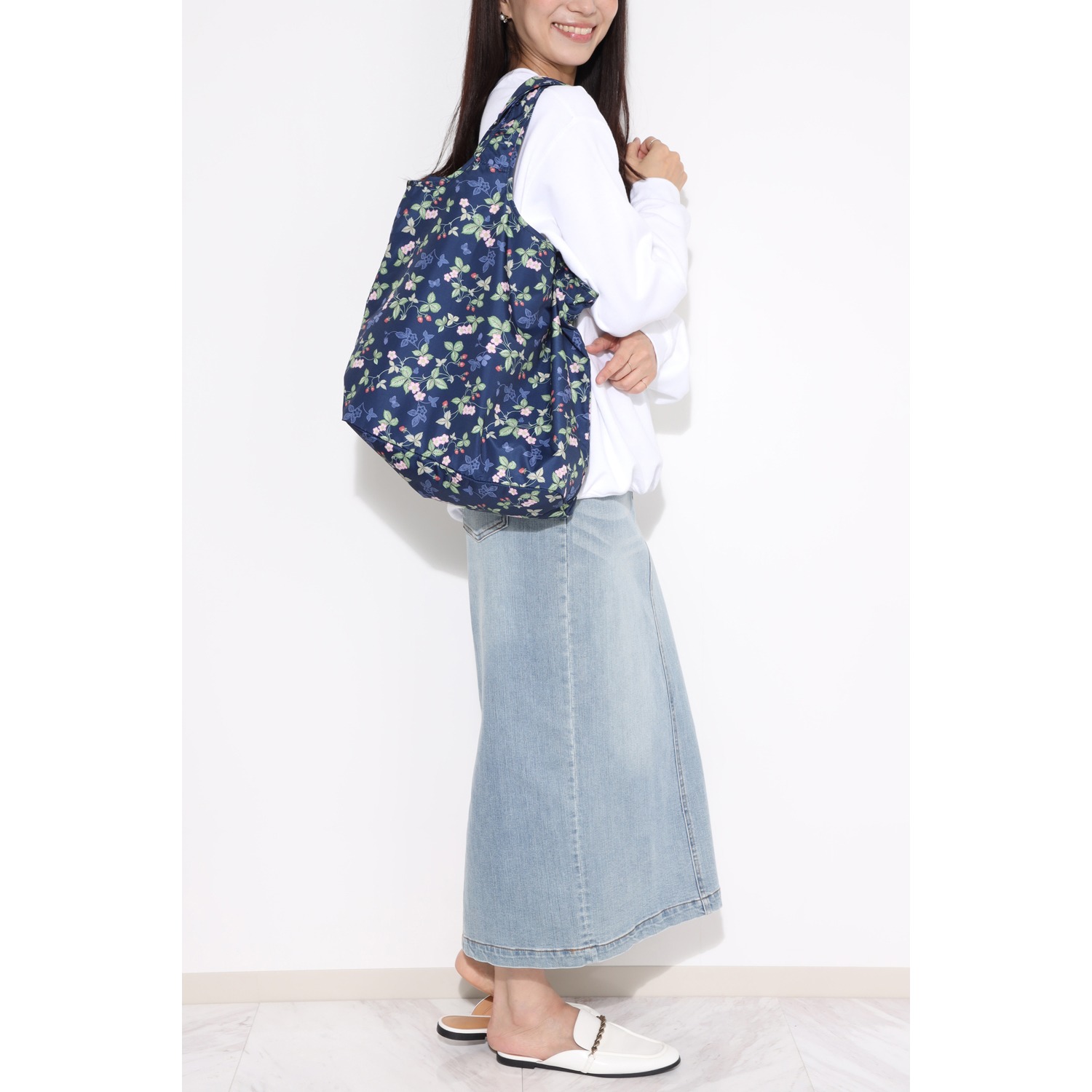 ウェッジウッド ワイルドストロベリー はっ水　保冷マイバッグ 大小２個セット