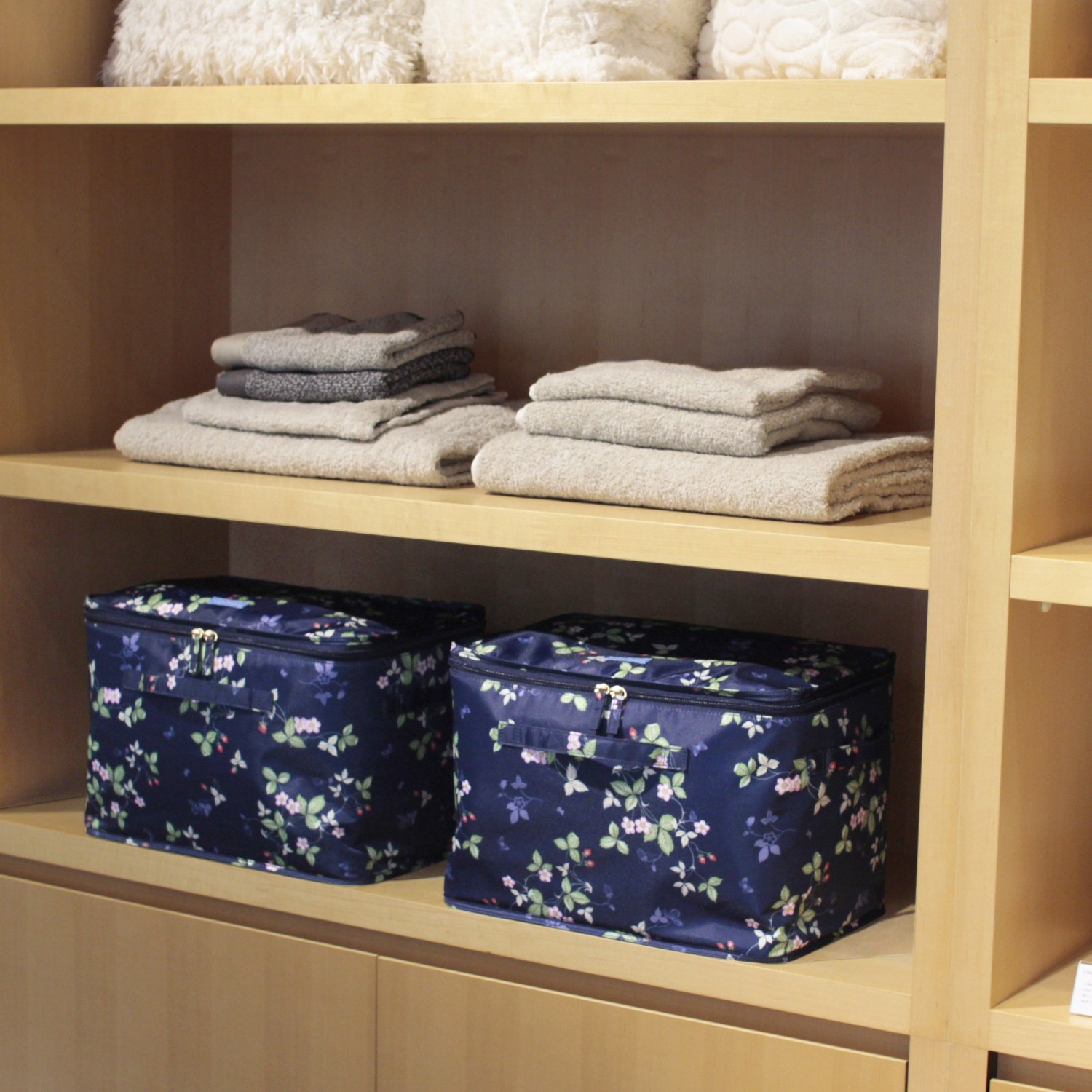 ウェッジウッド ワイルドストロベリー 深型収納ケース ２個セット