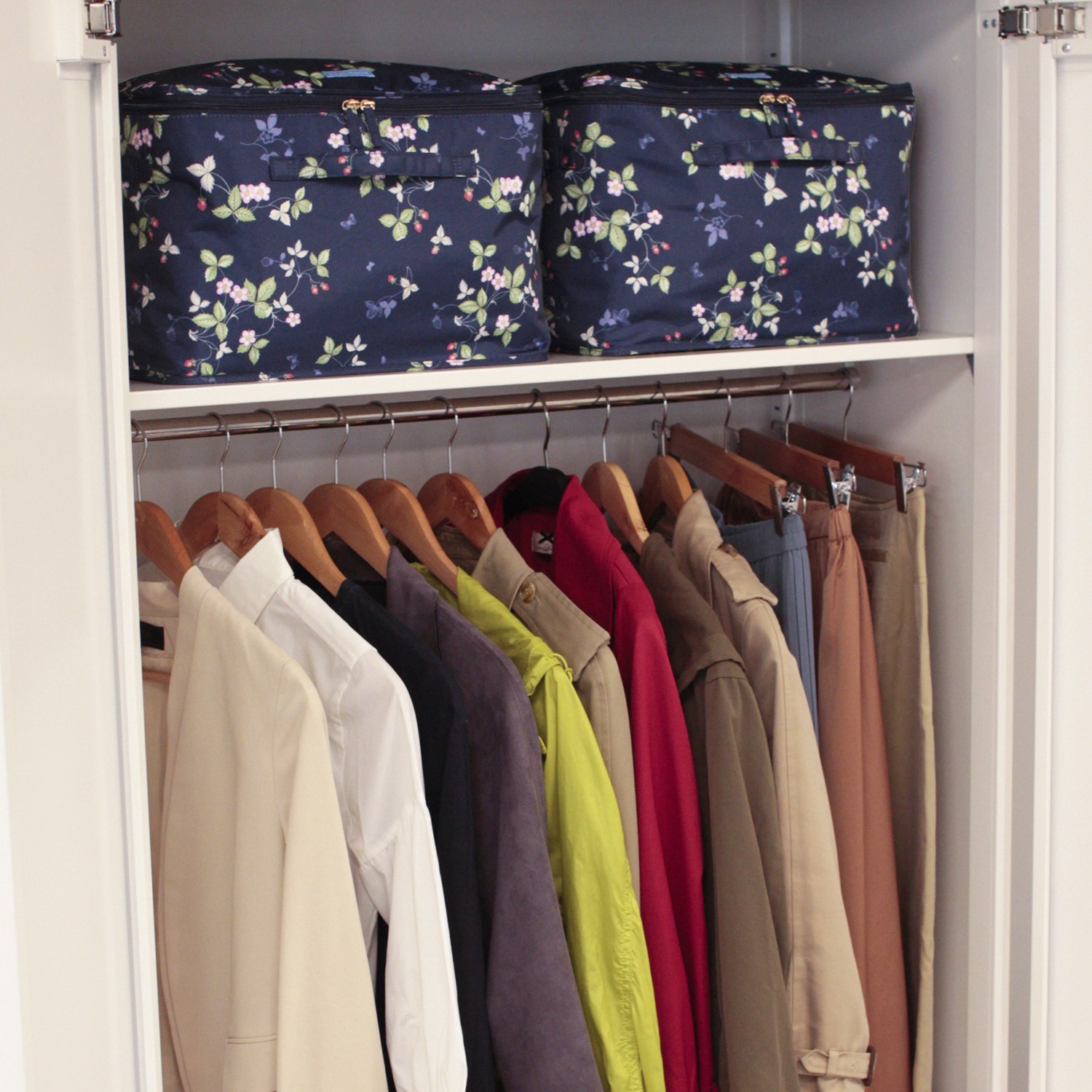 ウェッジウッド ワイルドストロベリー 深型収納ケース ２個セット