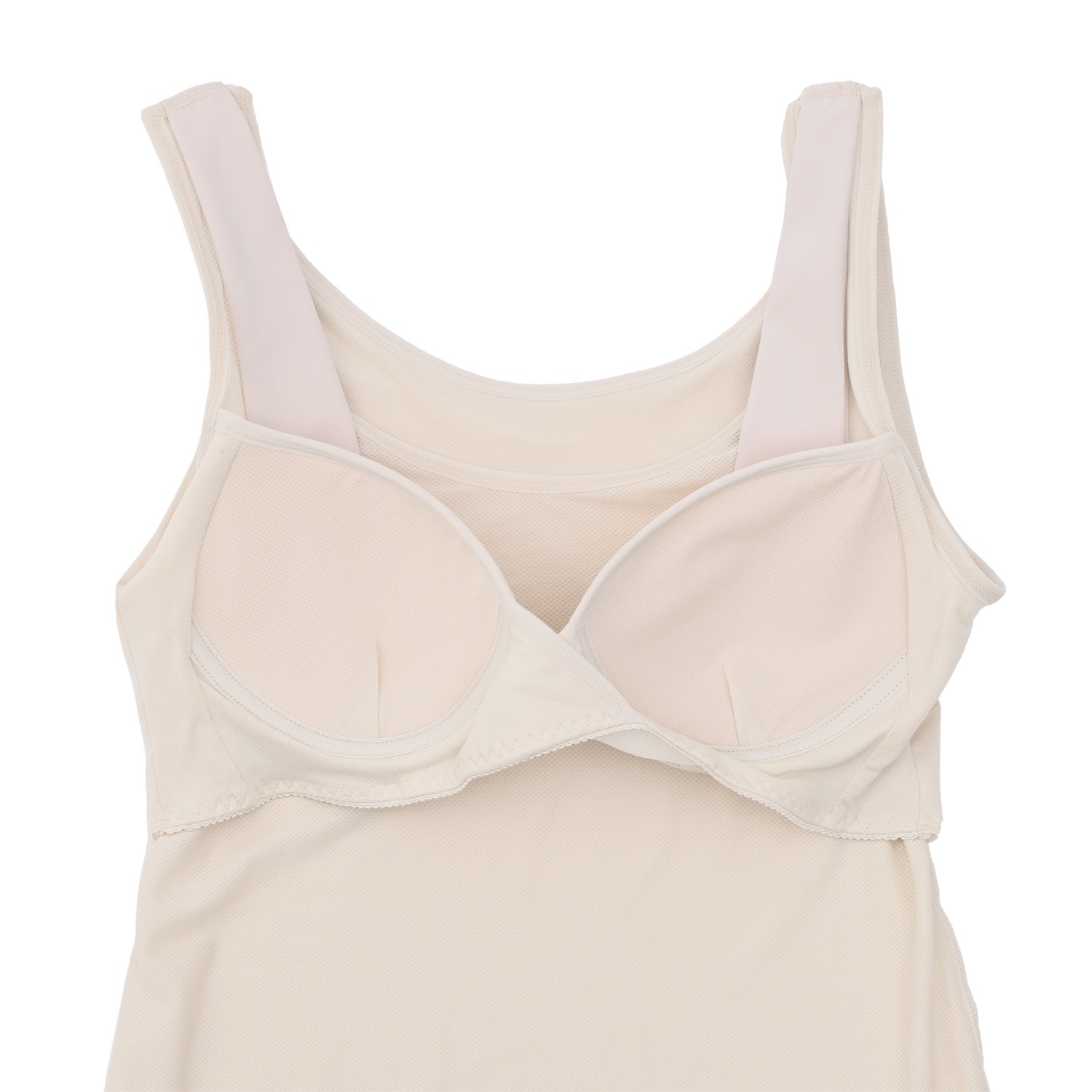 ジュエル 接触冷感・抗菌防臭 さらっとメッシュ カップ付タンクトップ ３枚セット 