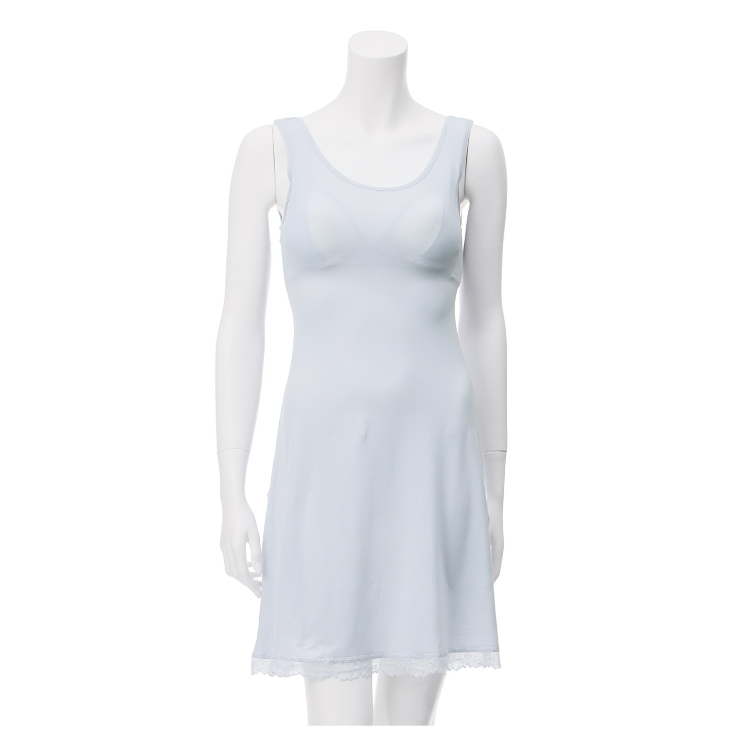 ジュエル 接触冷感・抗菌防臭 さらっとメッシュ カップ付 タンクトップスリップ ２枚セット 