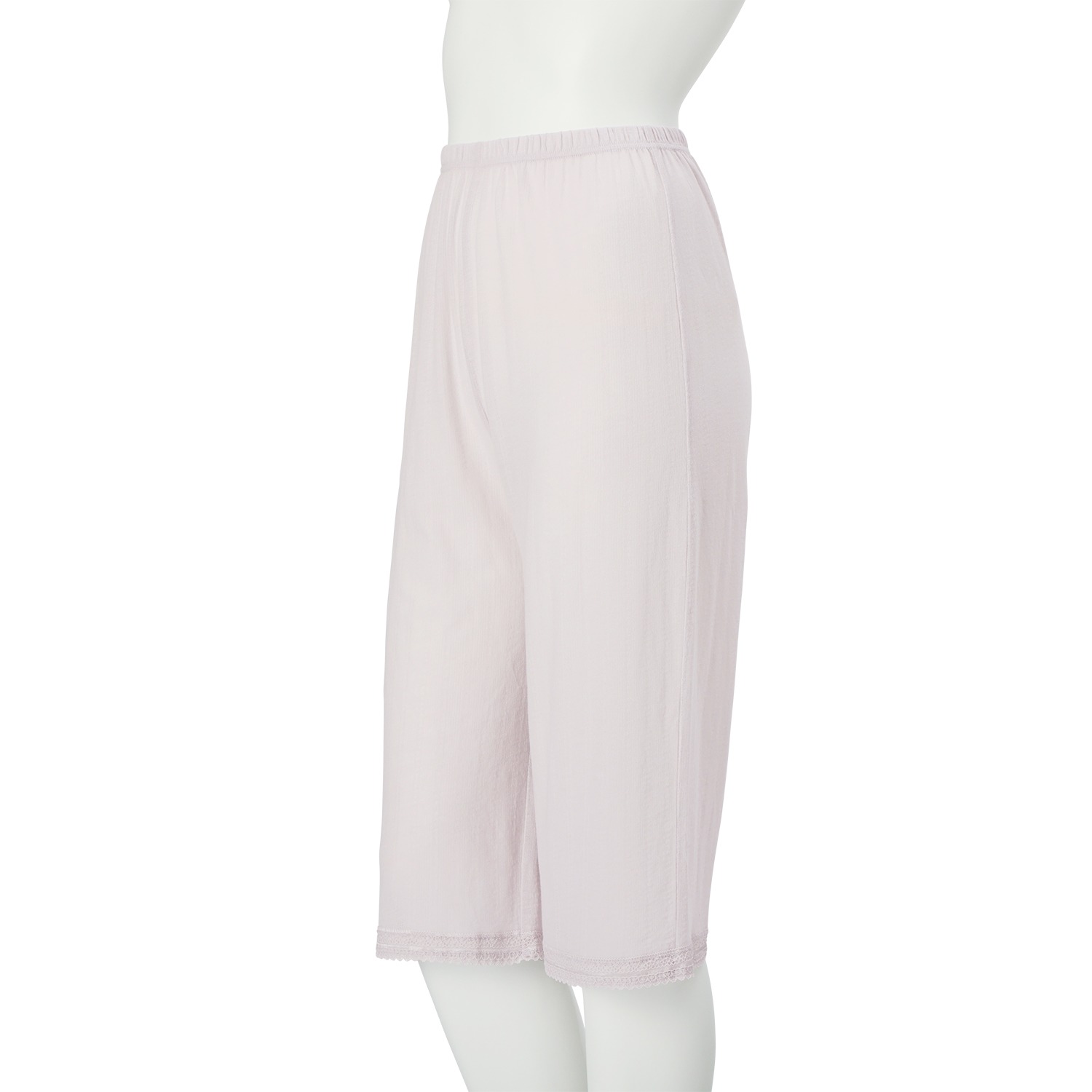 ジュエル 抗菌防臭 コットン１００％ エアリーメッシュ ロングペチパンツ ３枚セット