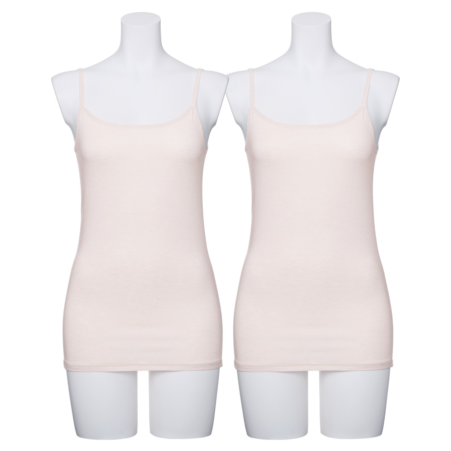 肌優フェムケア 汗ばむ季節でも快適！ キャミソール 同色２枚セット