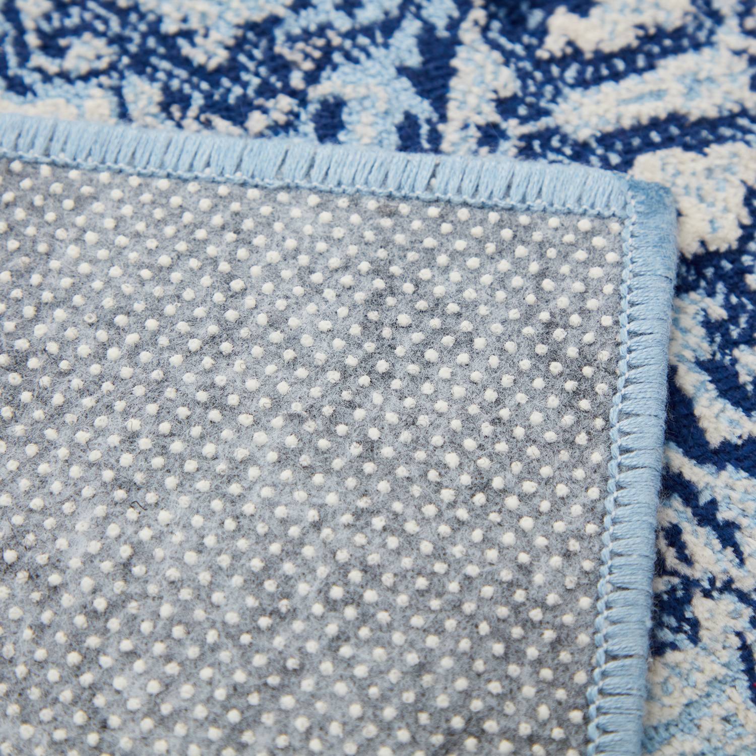 ＜６０×１００ｃｍ＞ベルギー製 さらさら綿混 シルクタッチカーペット 