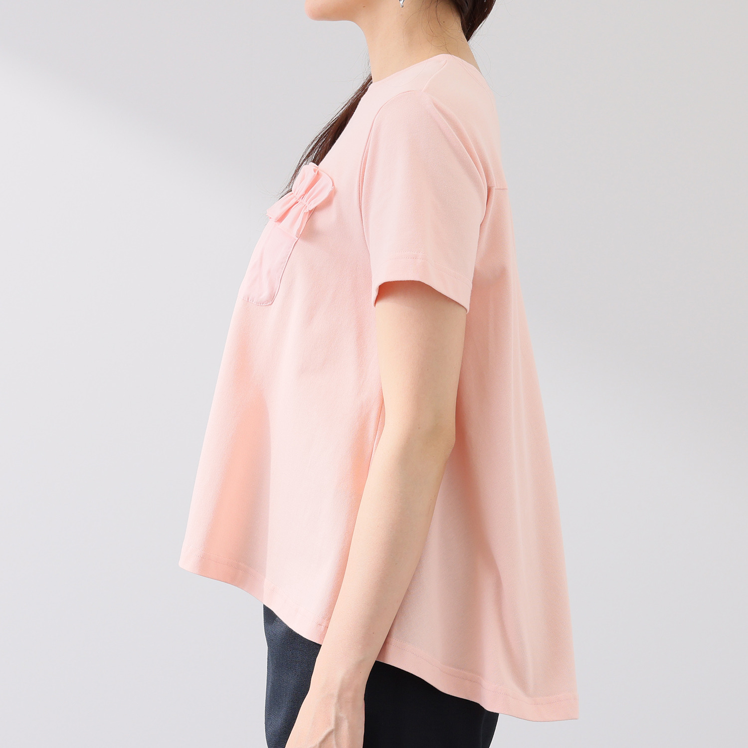 イシカワラボ★ヒトミ コットンジャージー オーロラシルエット プルオーバー