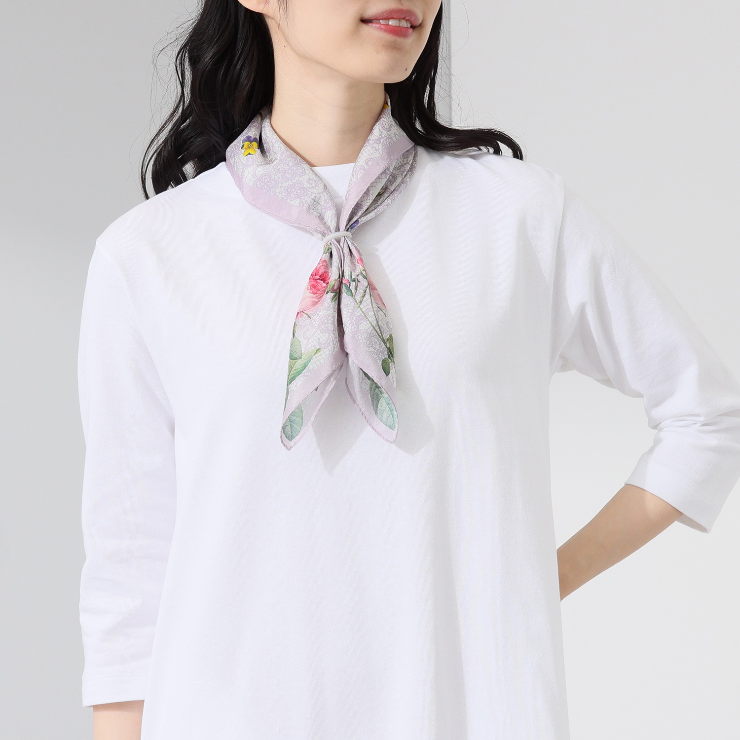 ルドゥーテコレクション 京友禅シルクスカーフ