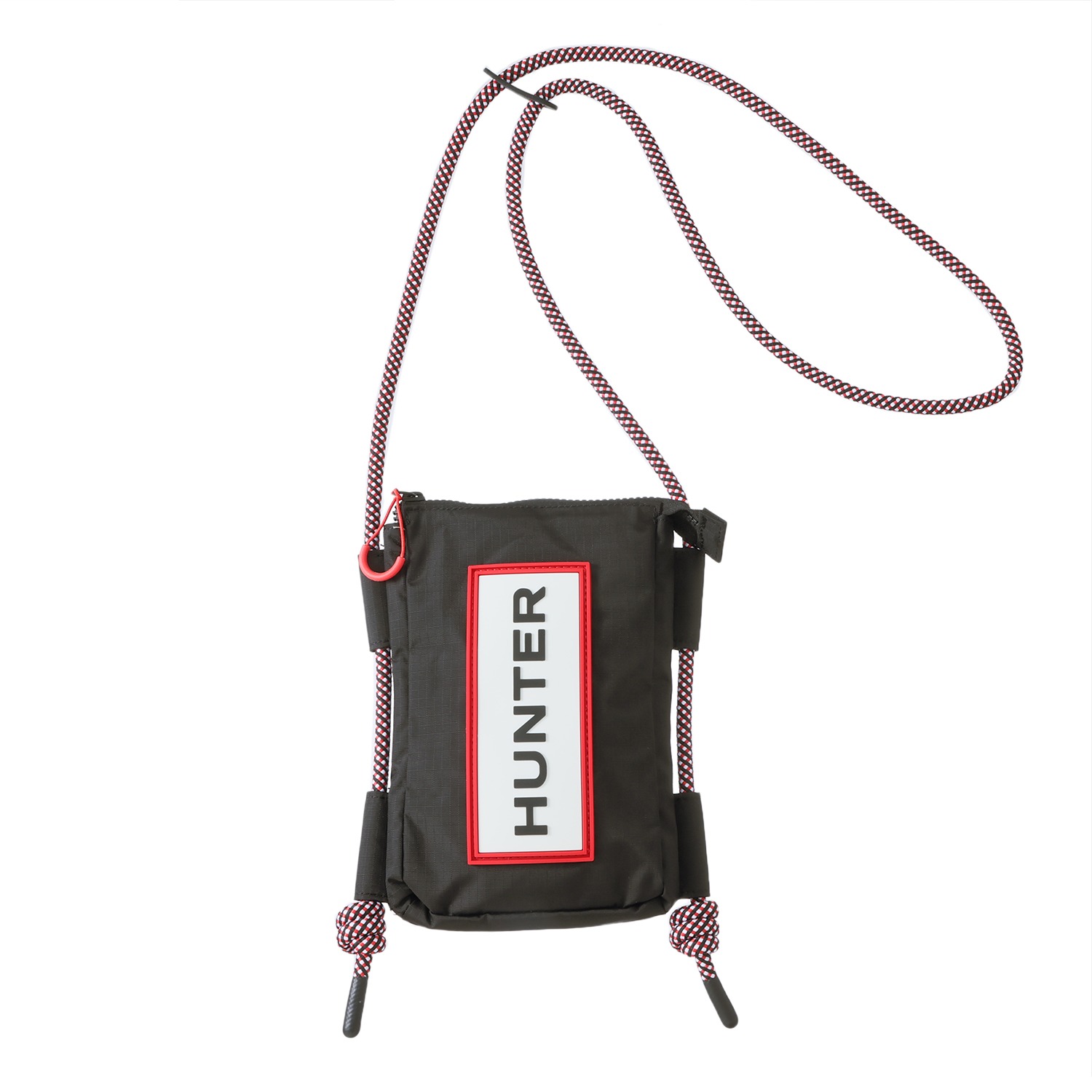 ハンター はっ水 “トラベル” リップストップナイロン スマートフォンポーチ