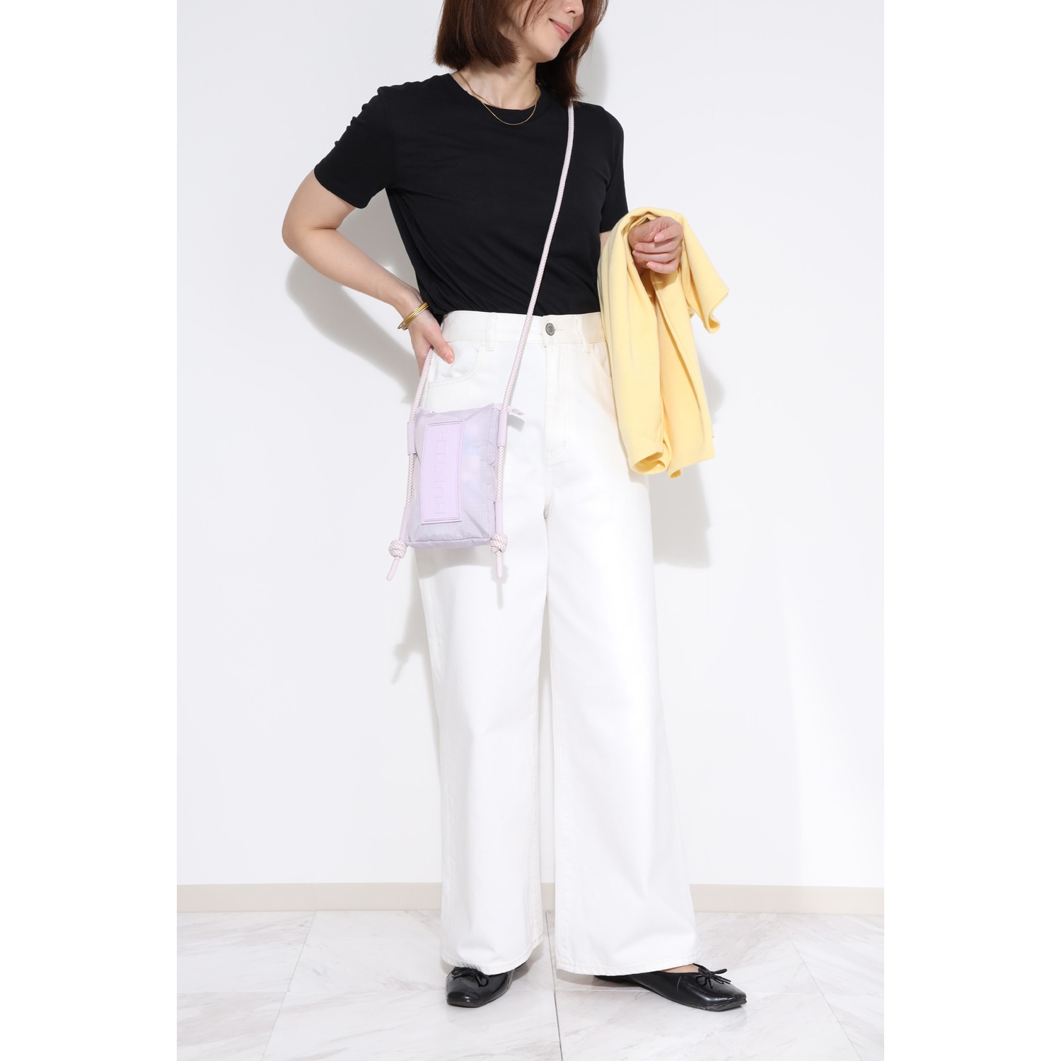 ハンター はっ水 “トラベル” リップストップナイロン スマートフォンポーチ