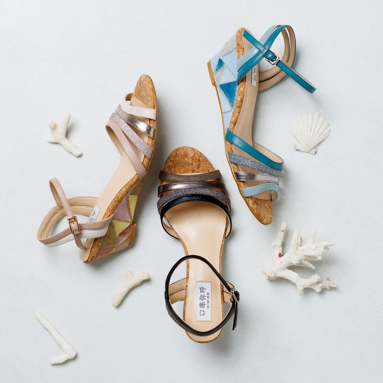 卑弥呼 ステンドグラスヒール サンダル