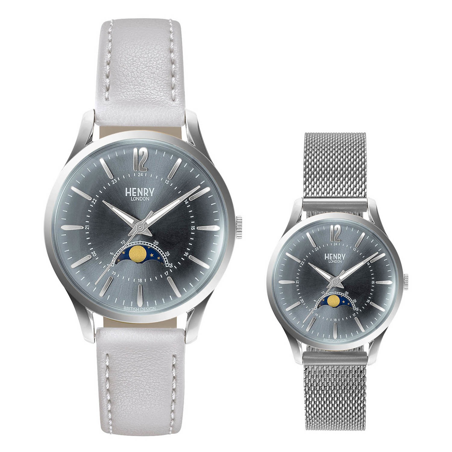 ヘンリーロンドン ベイズウォーター ラウンドフェイス アップルレザーベルト ウォッチ