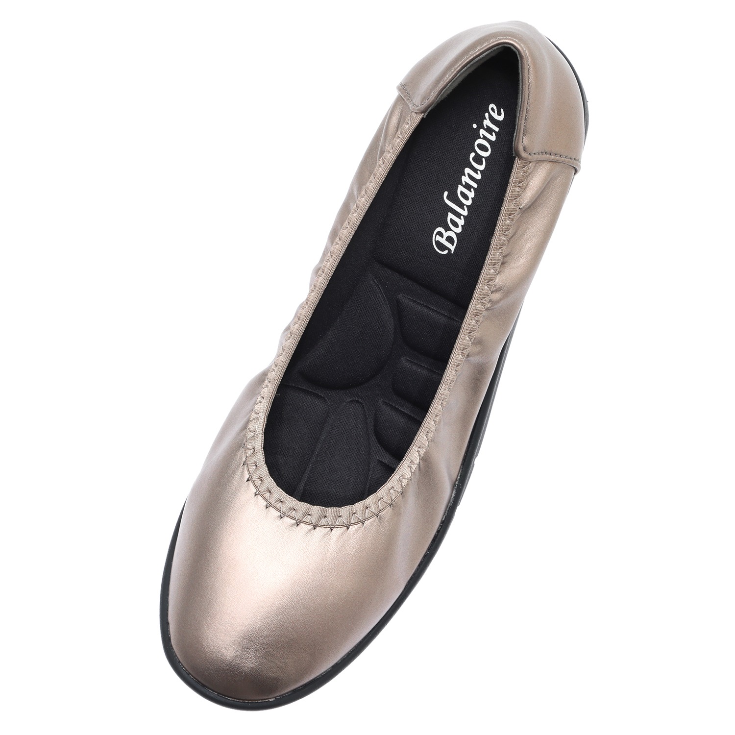 ブランコワール はっ水ストレッチ 超軽量プレーンパンプス