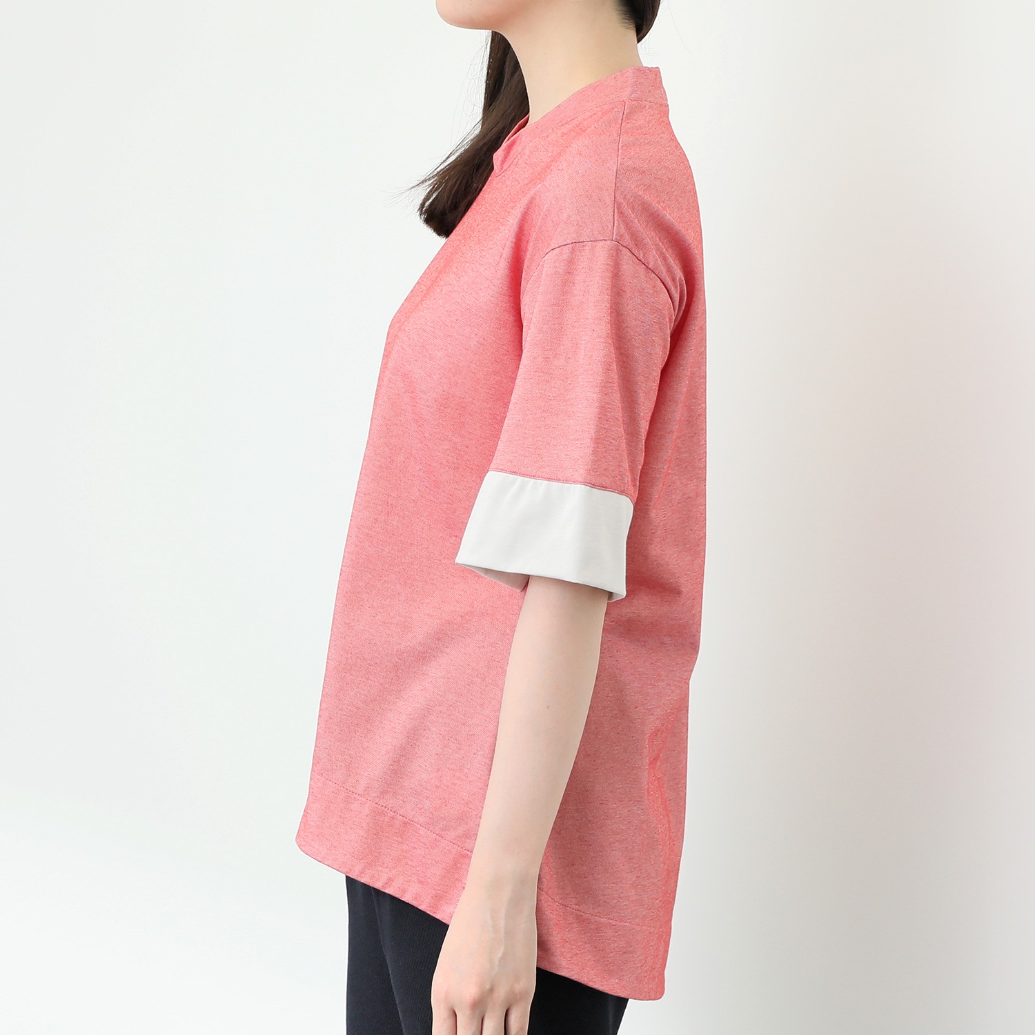 ＨＫビアン 速乾 配色デザイン チュニック 