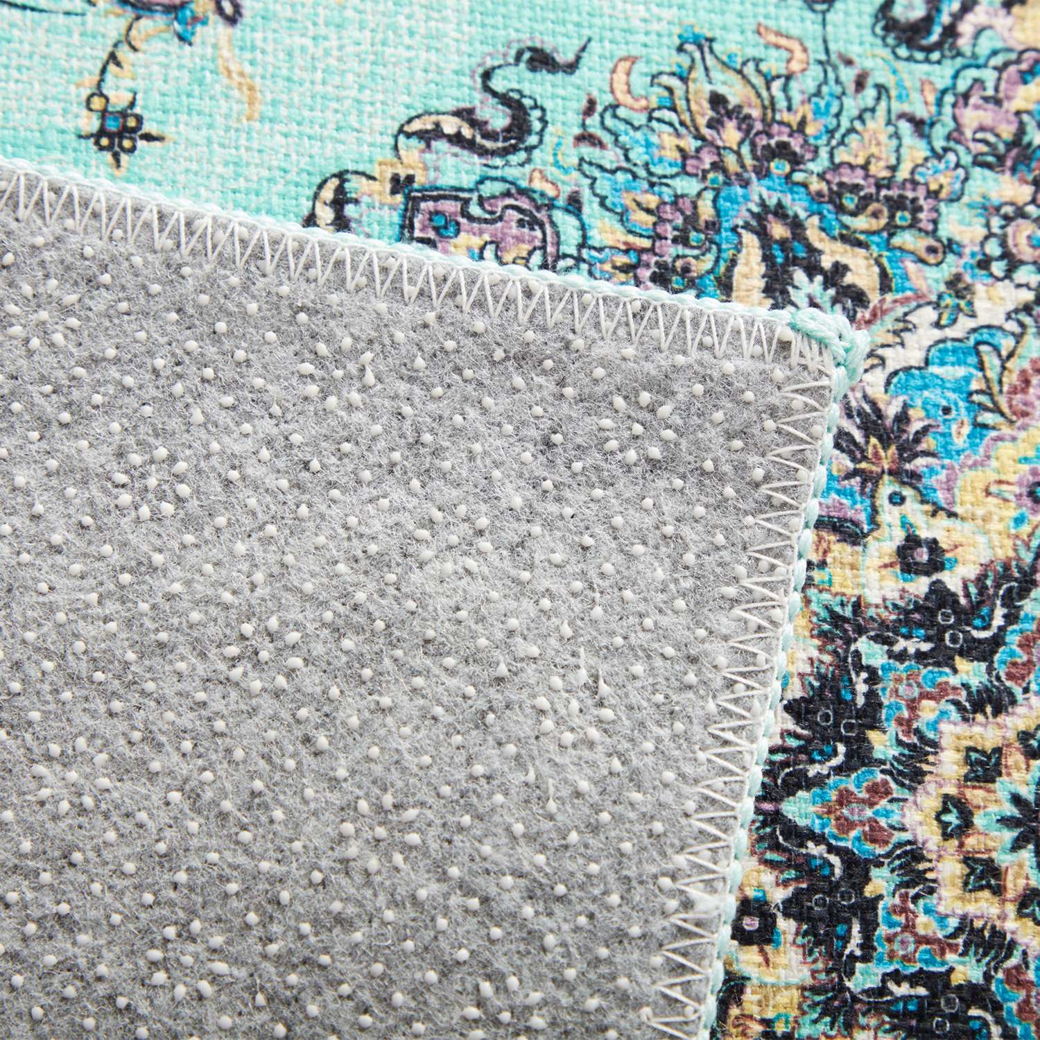 さらっと麻風 たためる ジャガード織 メダリオンマット