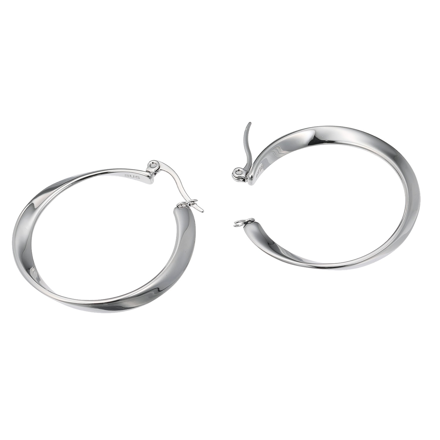 ラフィナリスタ サージカルステンレス フープピアス