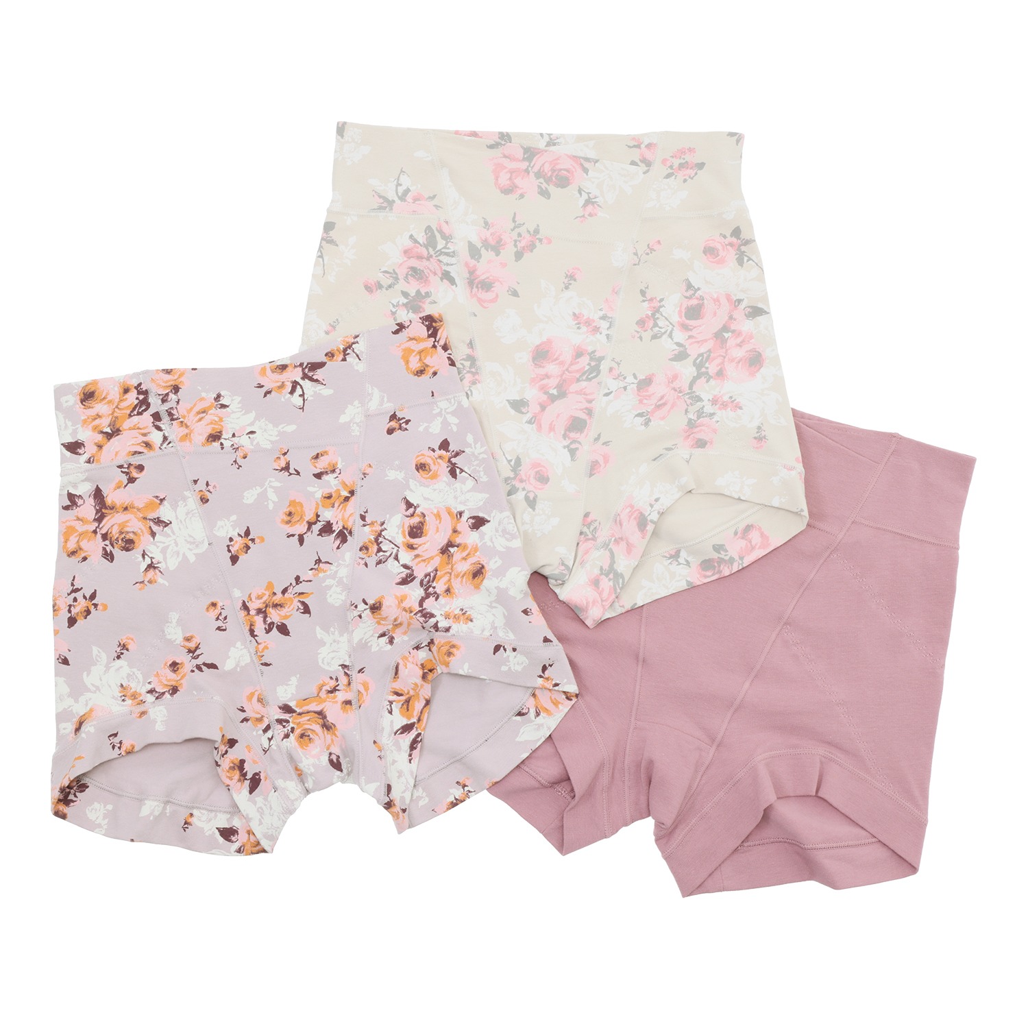 うつくＣ 綿混深ばき すっきりサポート 一分丈ボトム３枚セット