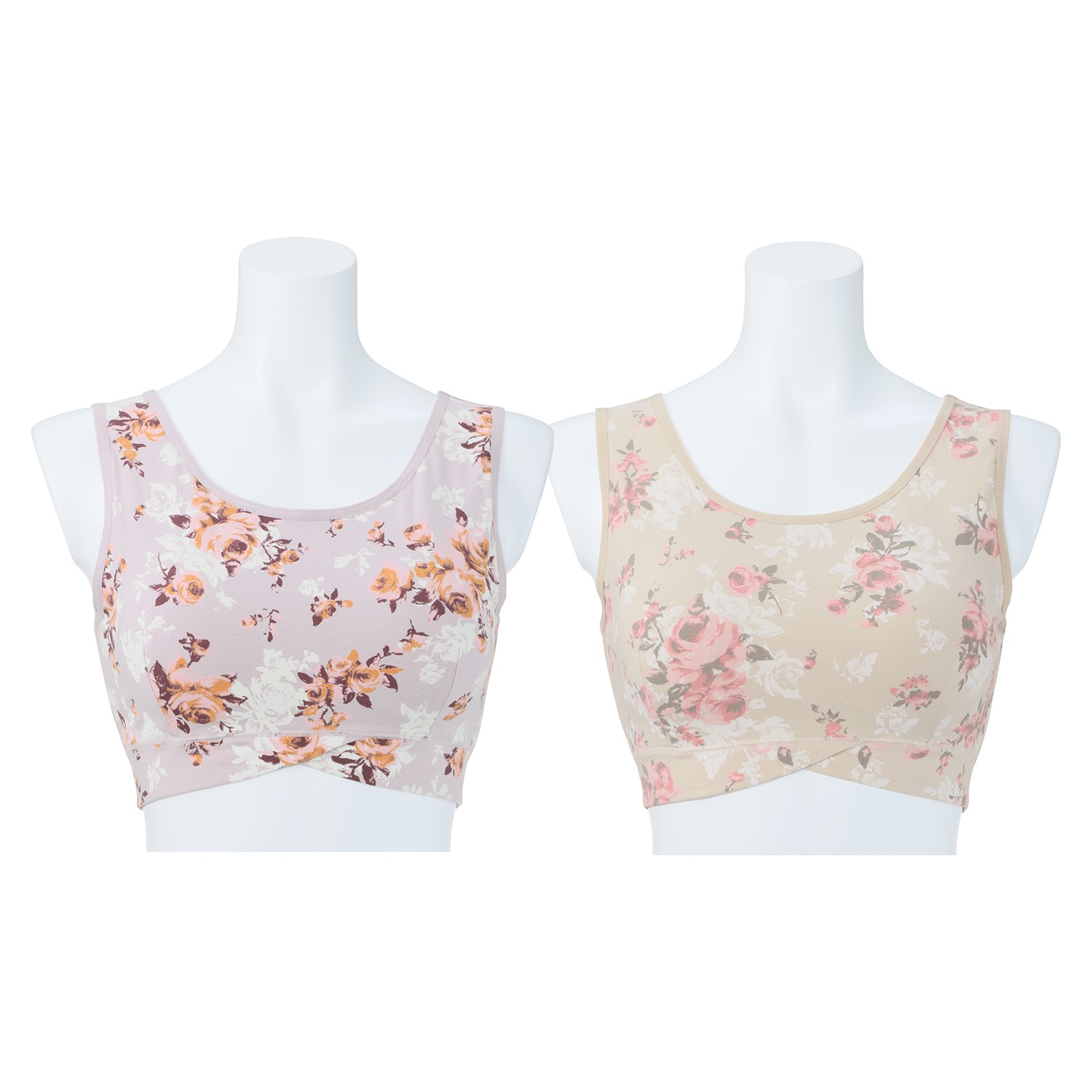 うつくＣ 綿混 すっきりサポートブラ ２枚セット