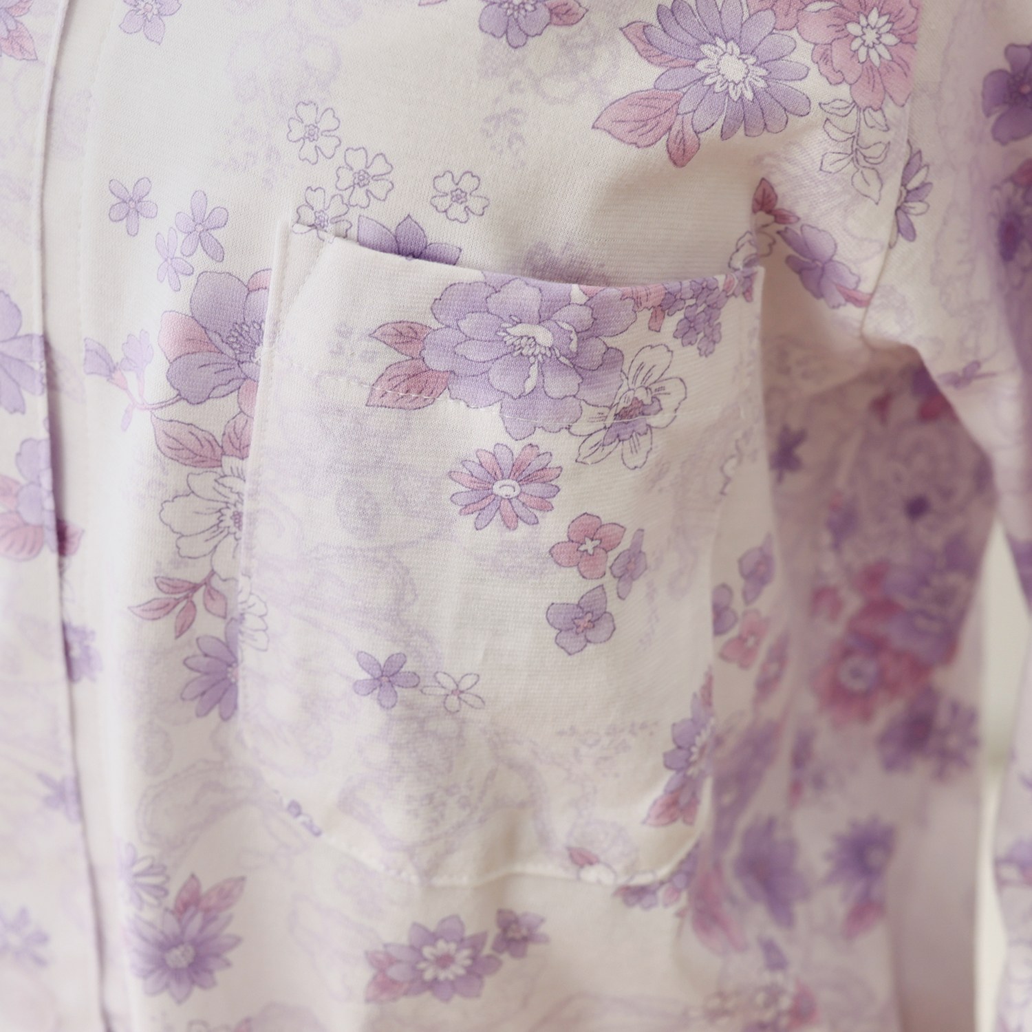 ロマンス小杉 なめらかな肌触り 日本製 モイスチャー コットン１００％ 七分袖ニットパジャマ
