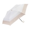 ウォーターフロント ＵＶカット スレンダーハンドル バイカラー折りたたみ傘