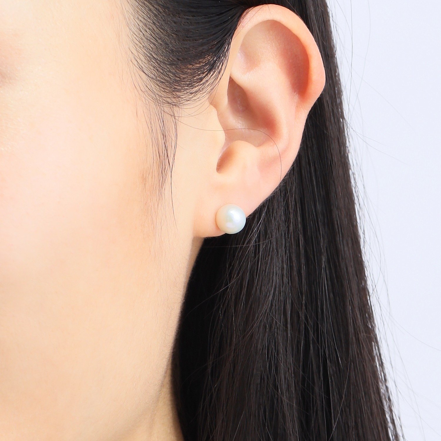 淡水パール スタッド イヤリング／ピアス