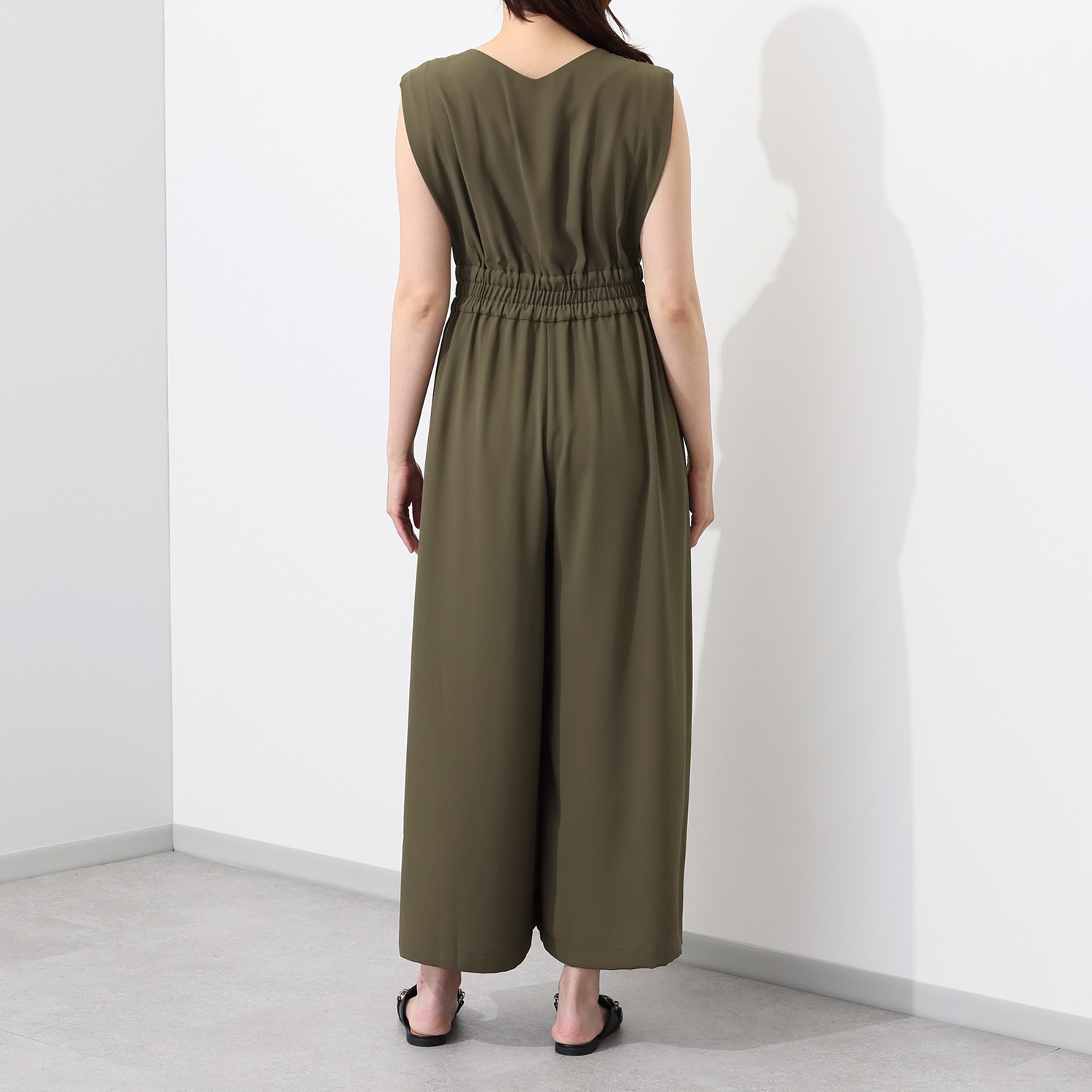 イロプライム バックサテンジョーゼット オールインワン