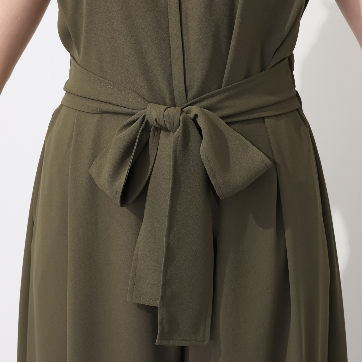 イロプライム バックサテンジョーゼット オールインワン