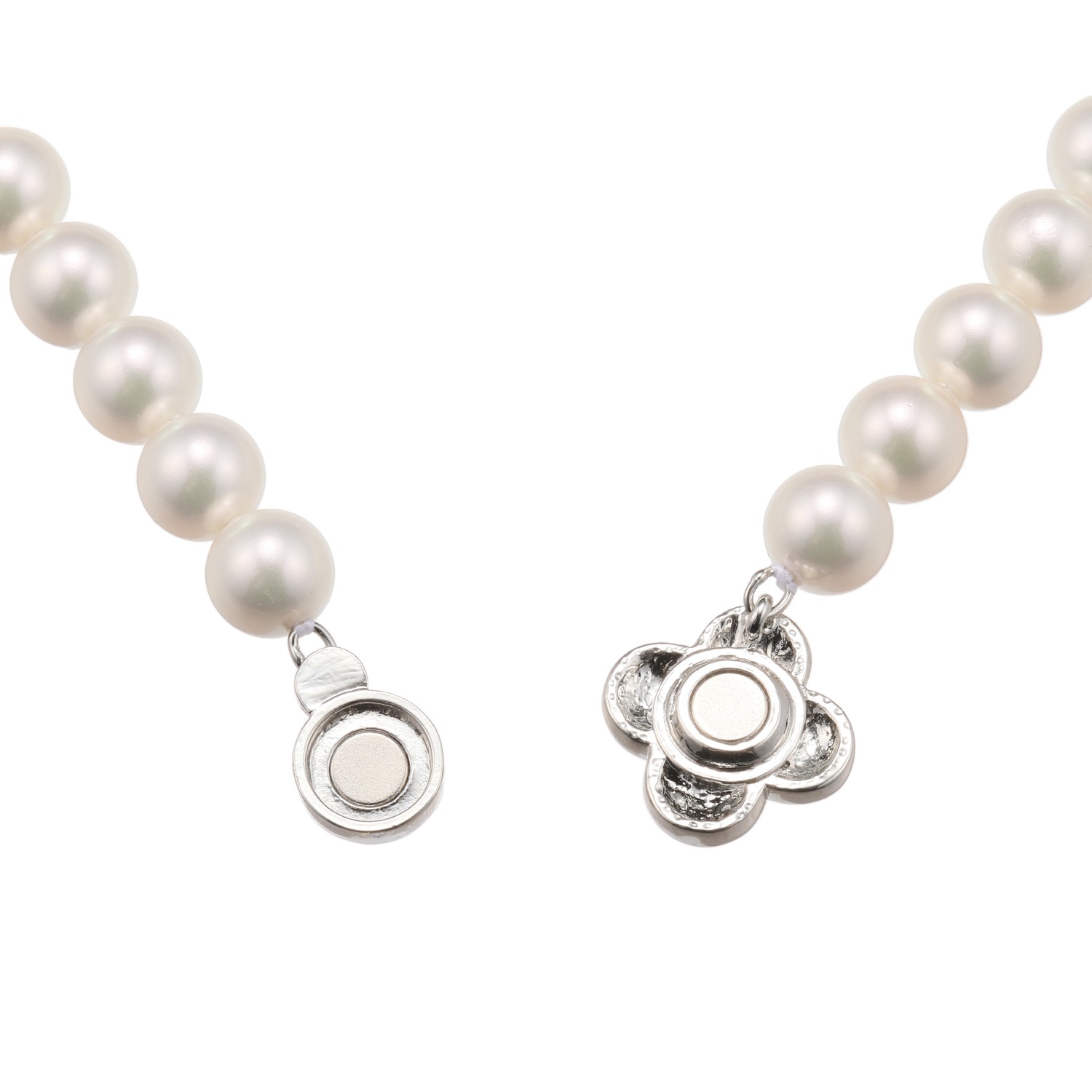 プレミアムパール 泉州の職人技 貝パールネックレス＆ イヤリング／ピアスセット