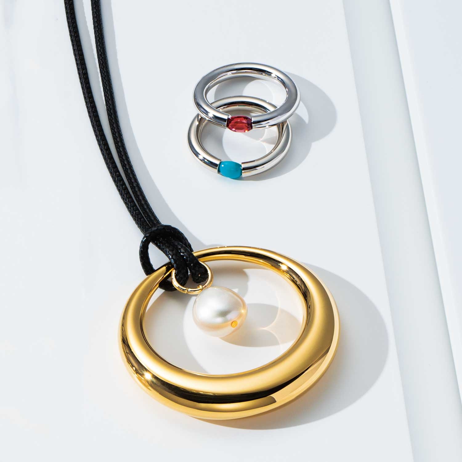 エアリーフェアリー シルバー 天然石 モードスタイルリング