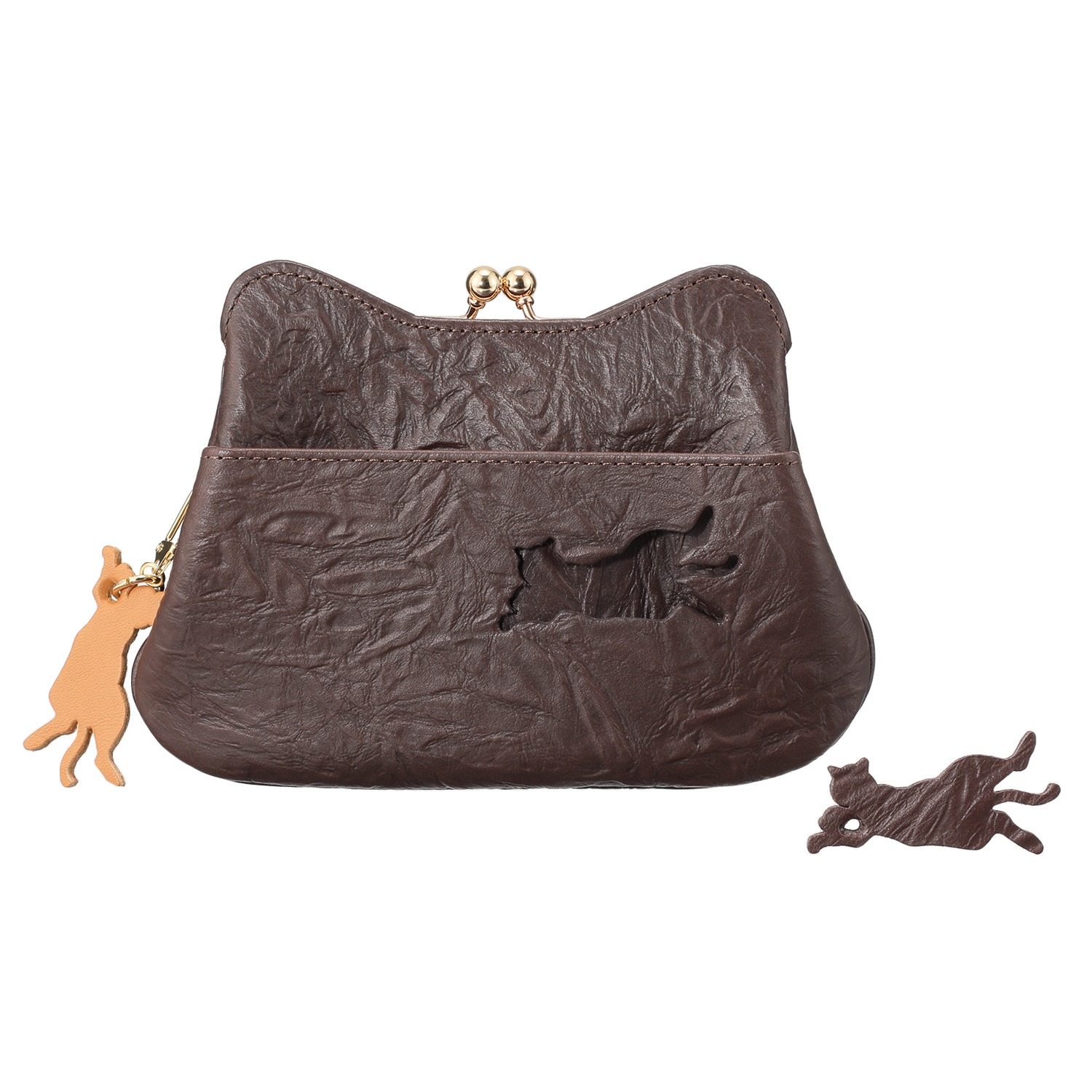 アオネコ マグネット＆がま口ミニウォレット ＜保護ネコ寄付チケット ９００円分付＞