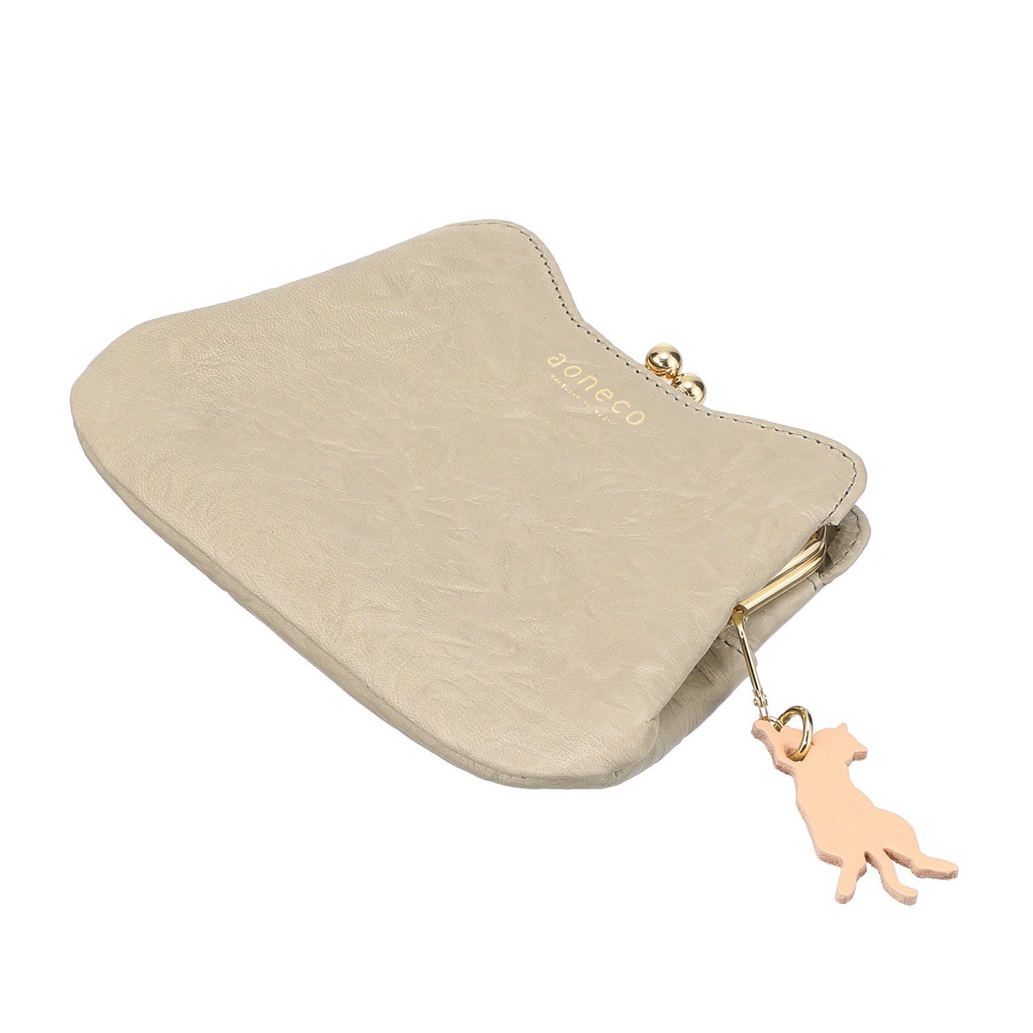 アオネコ マグネット＆がま口ミニウォレット ＜保護ネコ寄付チケット ９００円分付＞