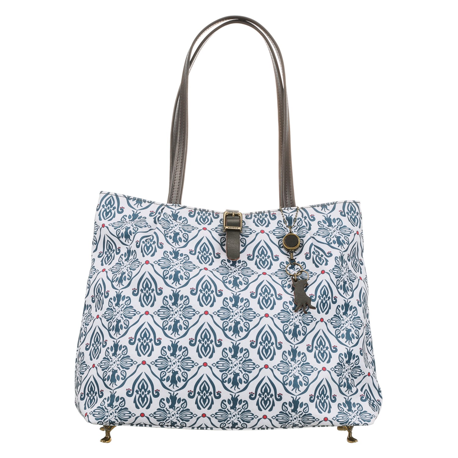 アオネコ ネコ足トートバッグ ＜保護ネコ寄付チケット １２５０円分付＞