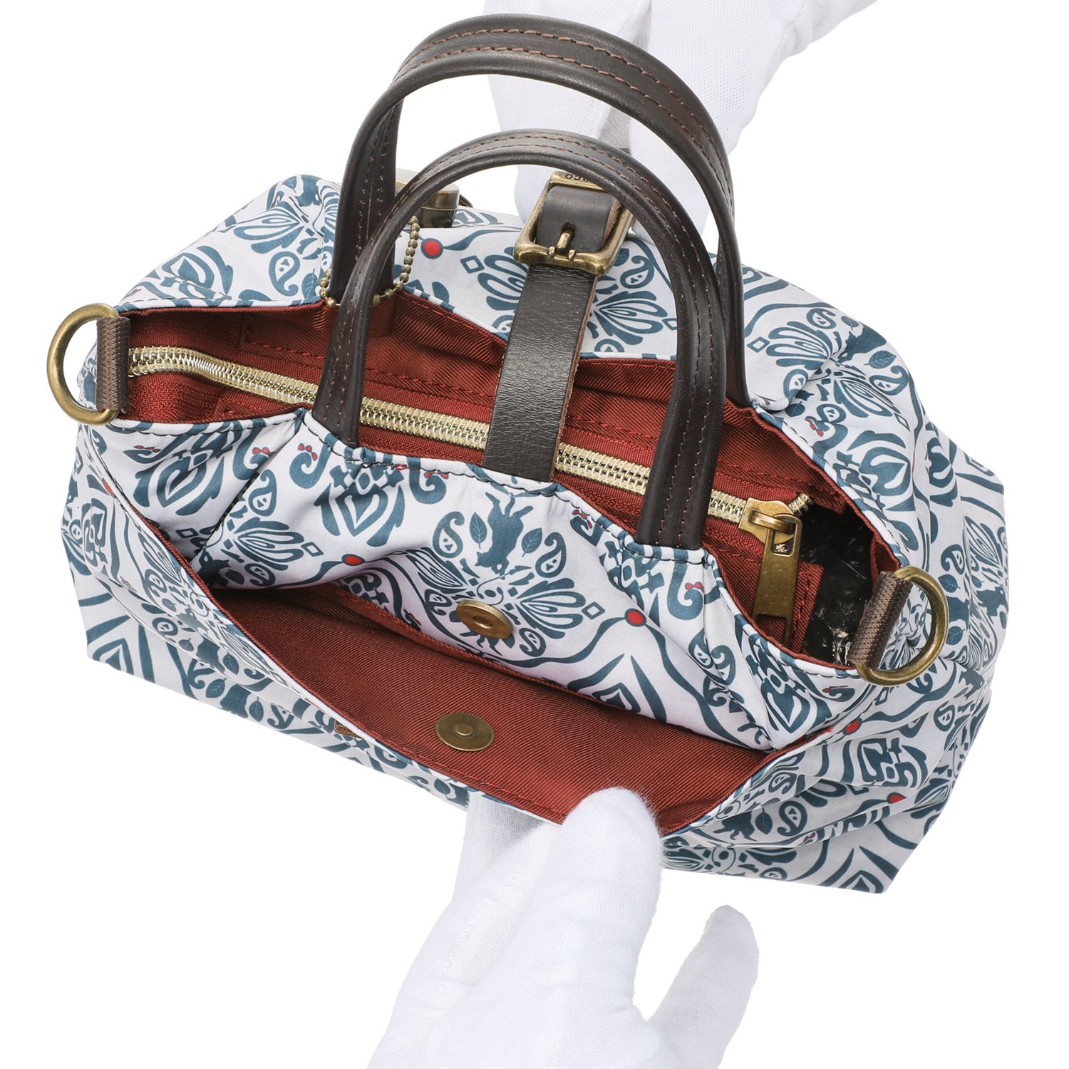 アオネコ ネコ足 ２ウェイ ミニショルダーバッグ ＜保護ネコ寄付チケット ９００円分付＞