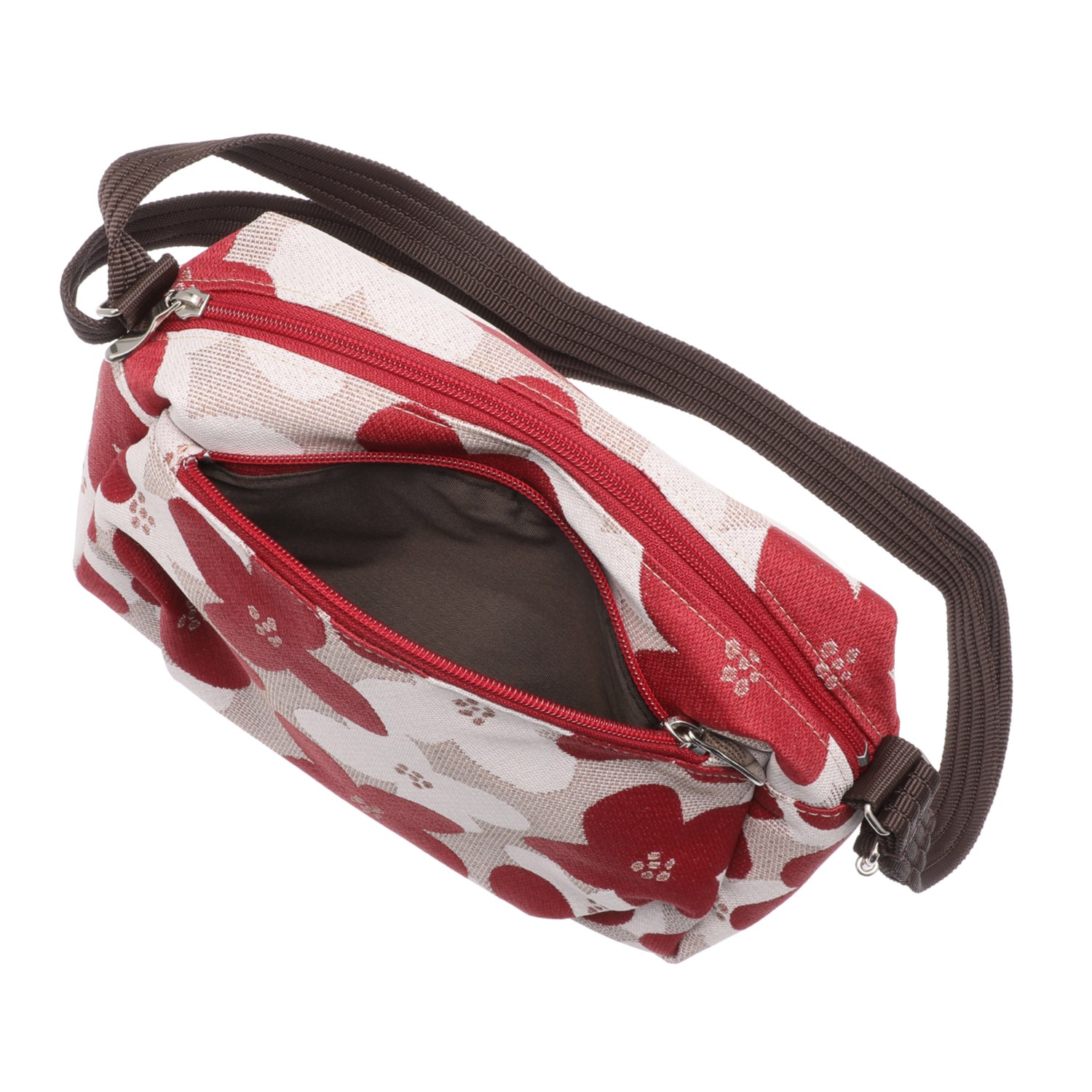 フクロモノ ＜日本製＞ 尾州織 ハナミズキ柄 ショルダーバッグ 