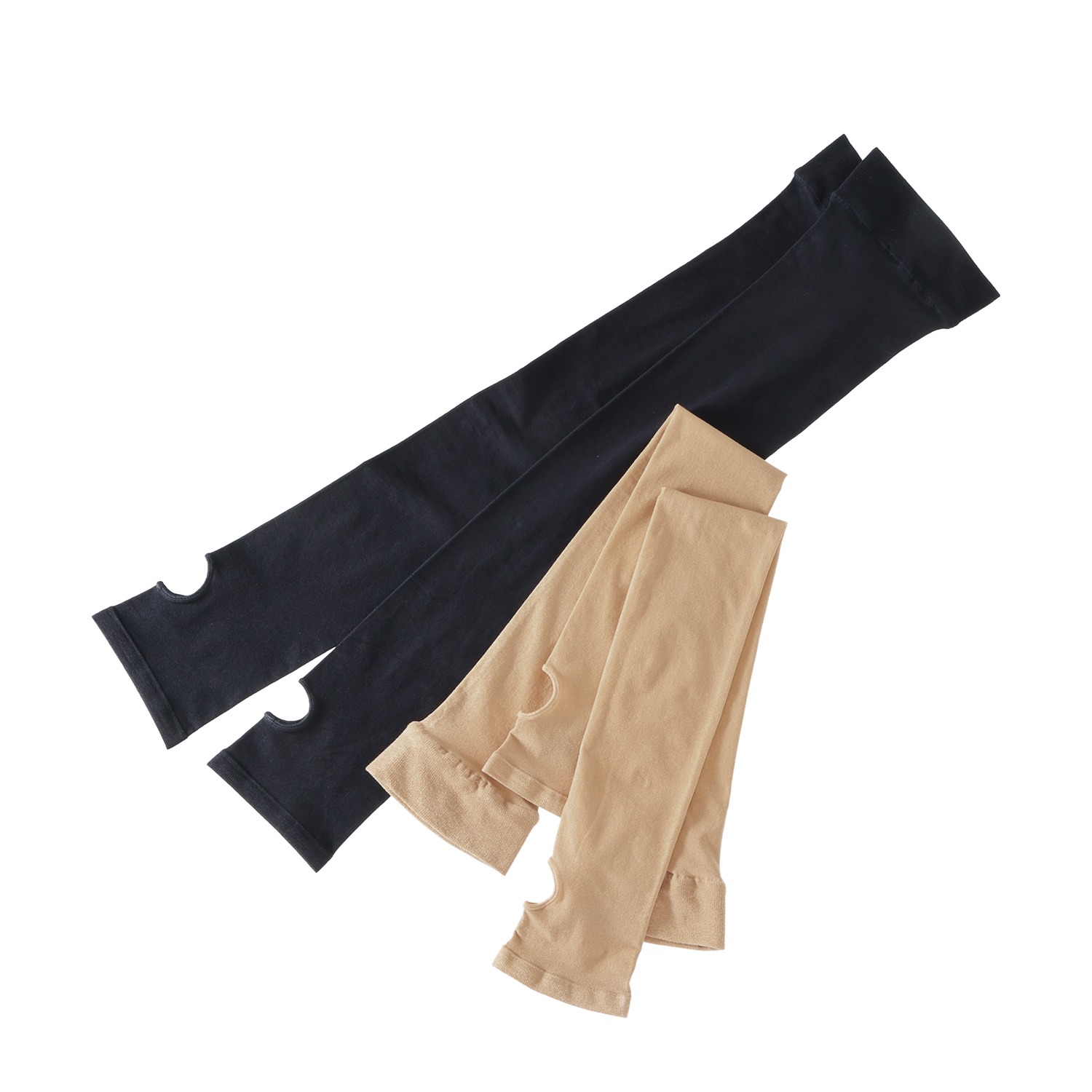 福助 日本製 ＵＶカット・のびーる冷感 キシリトール加工 アームカバー２枚セット