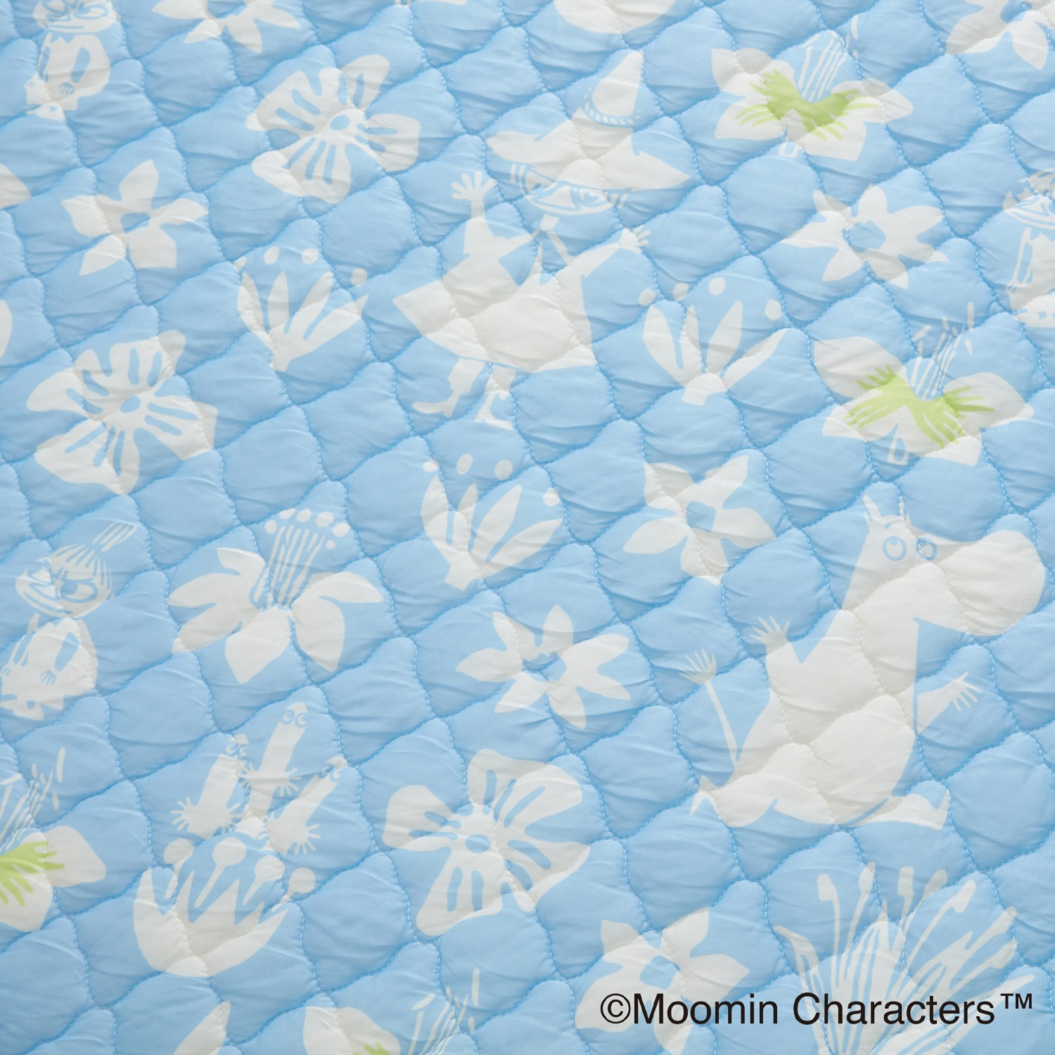 ＜ダブル＞ムーミン “夏至の喜び 　自然とともに” ひんやり敷きパッド 