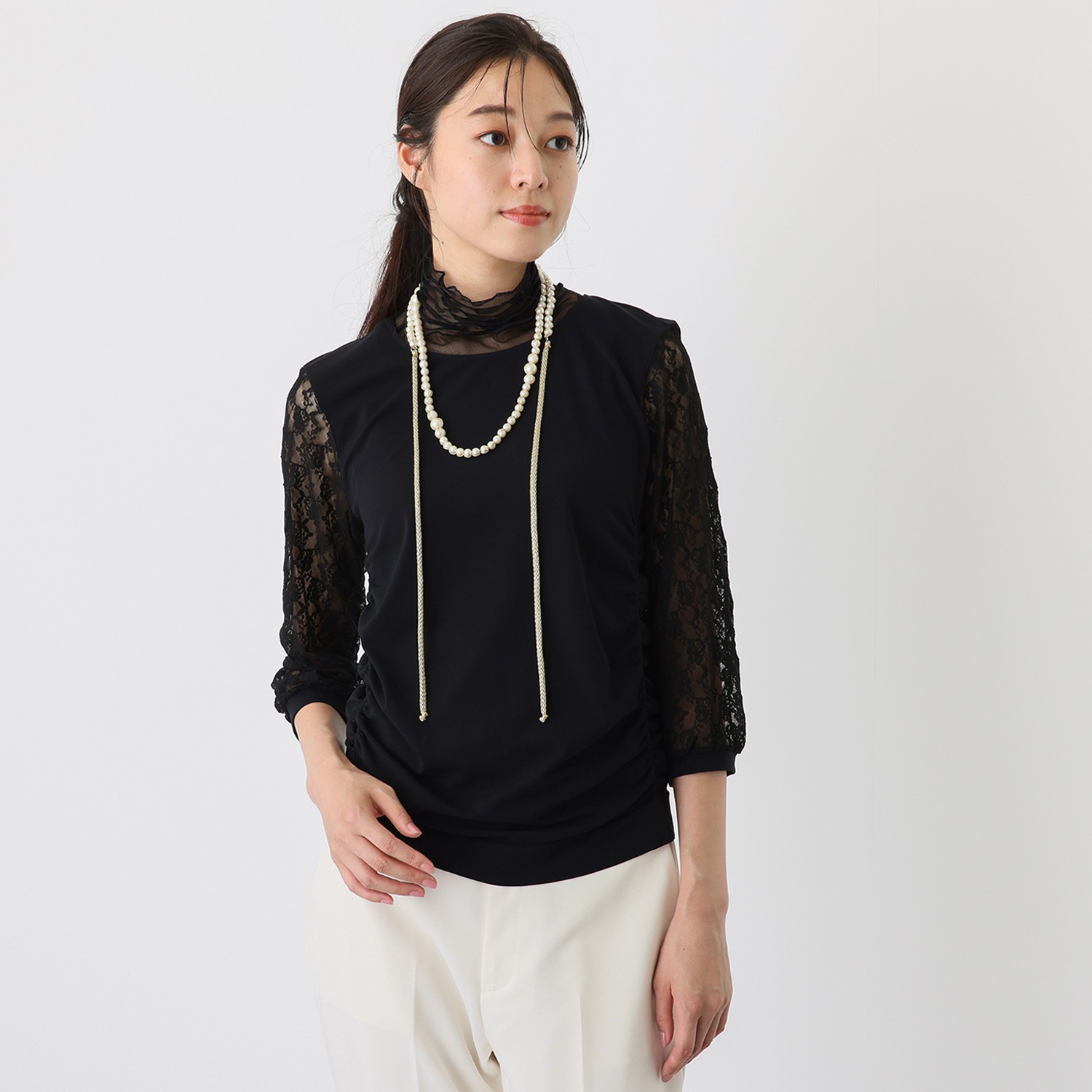 ドルチェ　ドンナ レースネックカバー＆ ラリエット ２点セット