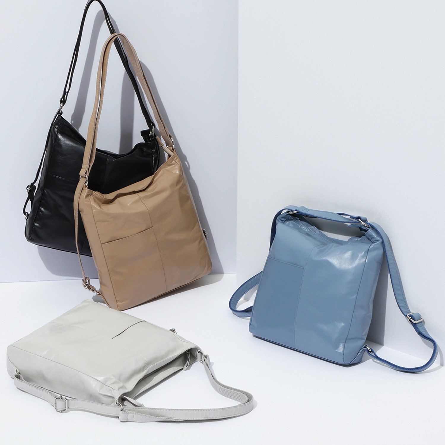 オリタタ 軽量 ソフトペーパーレザー ２ウェイリュック