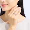 Ｈｙａｃｃａ プラチナ９５０ ０．５カラットＵＰ ダイヤモンド ボリュームリング