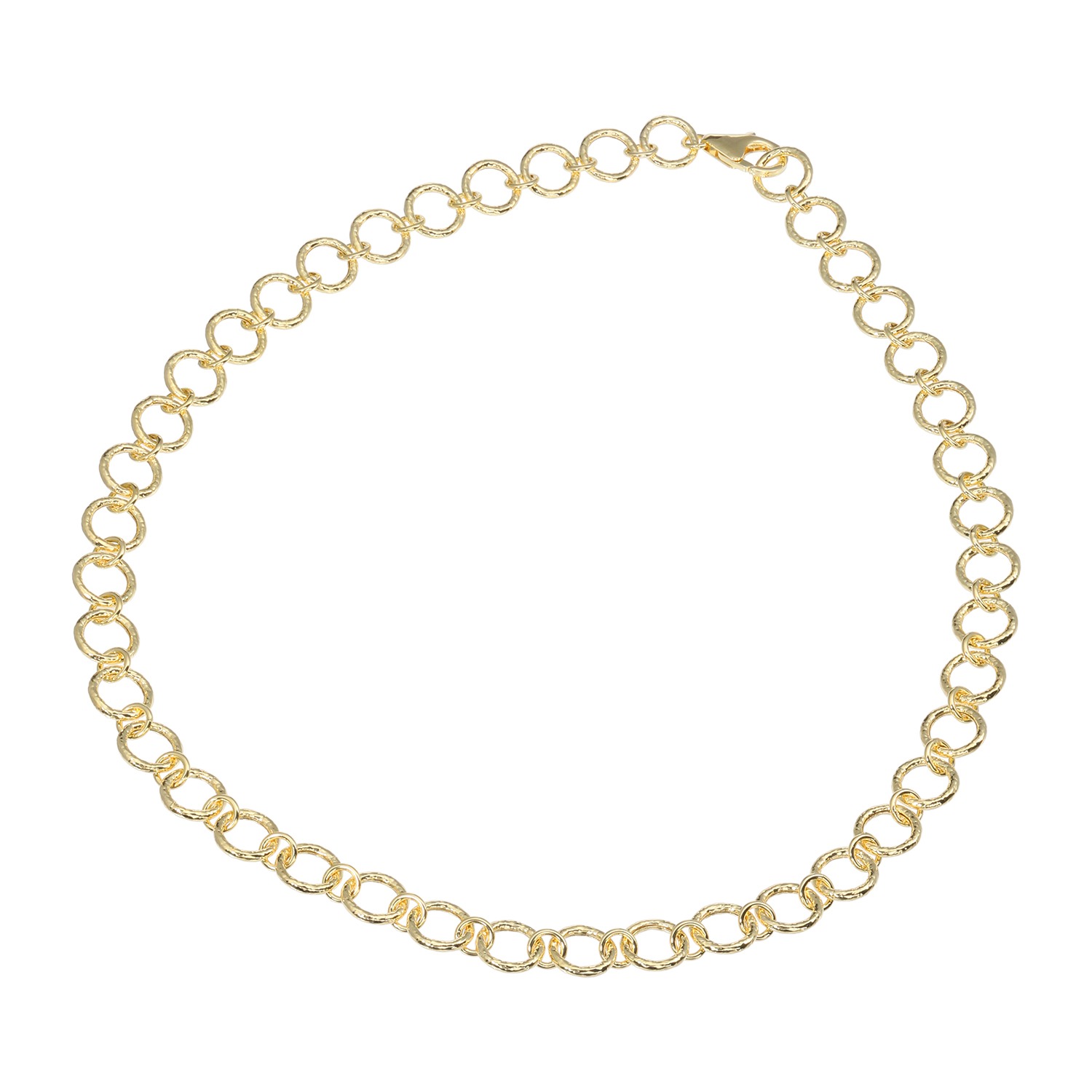 エトルースカ イタリアメイド サークルリンクチェーン ネックレス