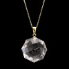 貴煌 天然水晶 オクタゴンカット ペンダント