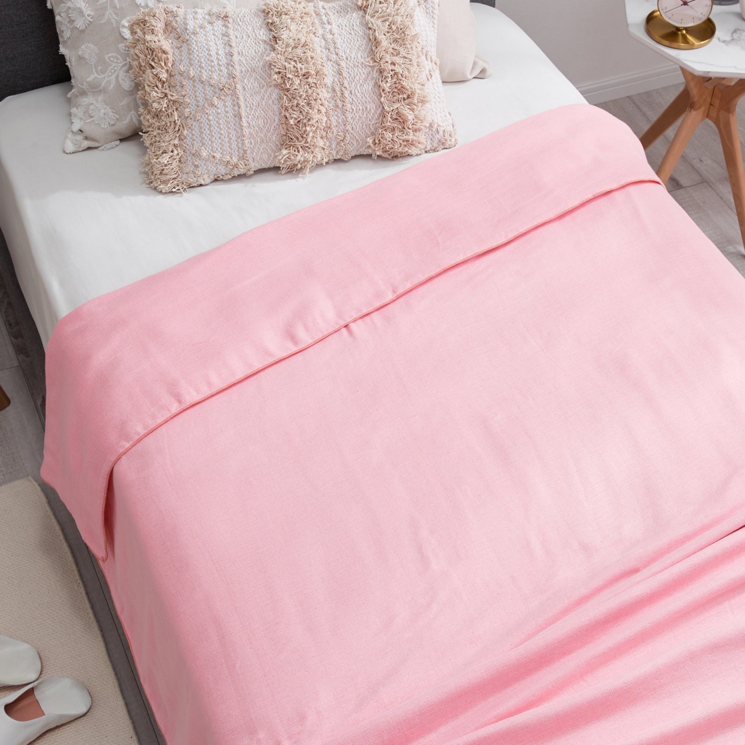 ＜シングル・定番 　１４０×２００ｃｍ＞クムコ 三河木綿 和晒６重ガーゼケット 