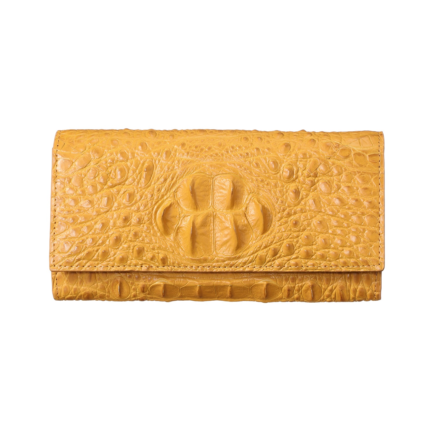 リアマッサ クロコダイル クラウン付長財布