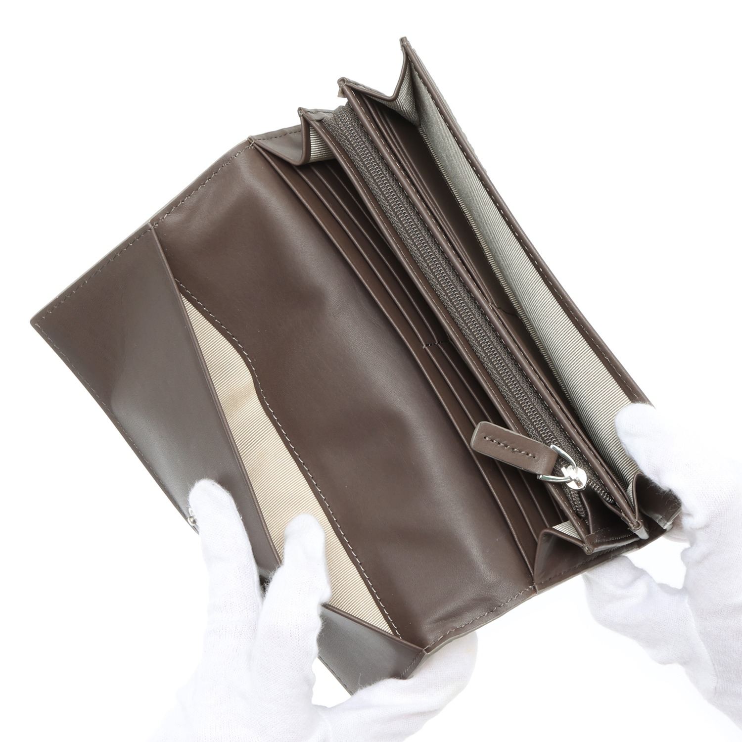 リアマッサ クロコダイル クラウン付長財布