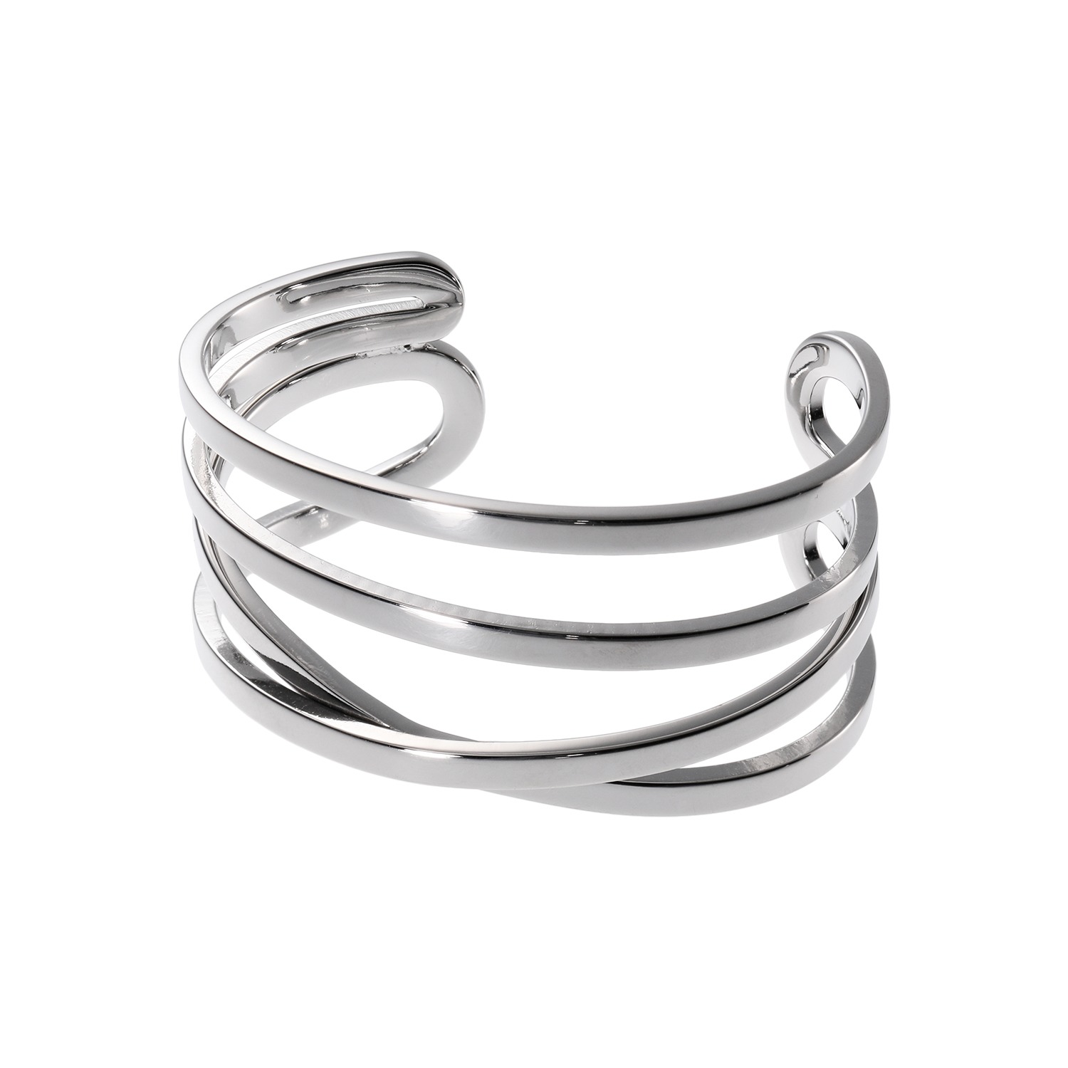 デルークス ステンレス ４連風バングル