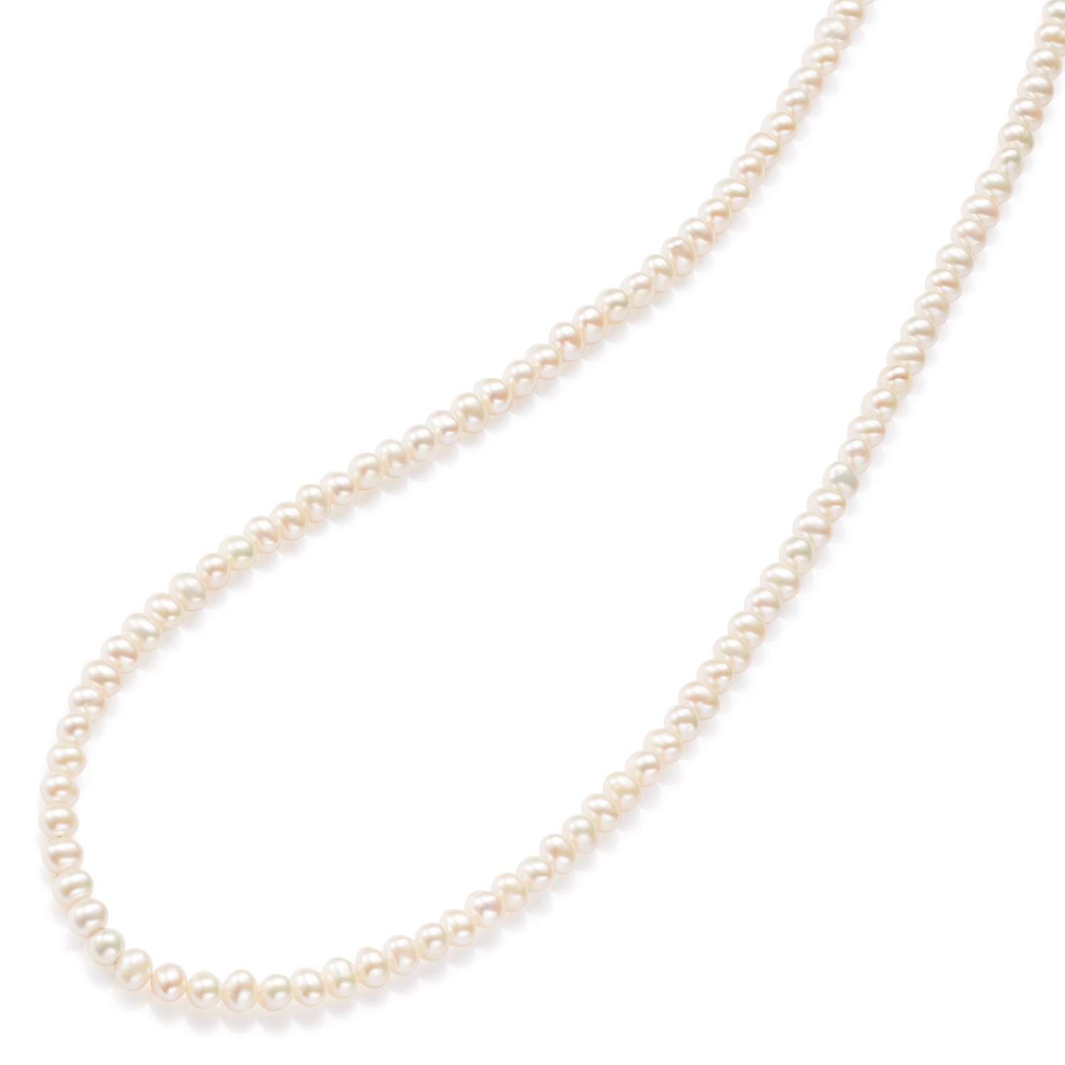 淡水パール ロングネックレス