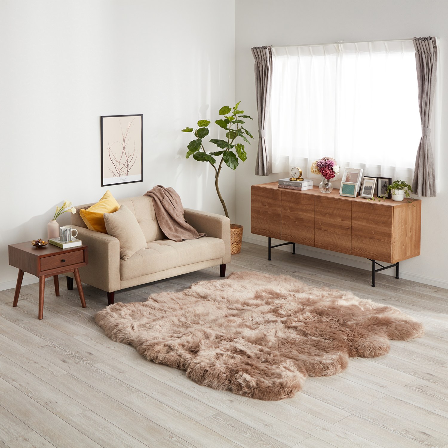 モリリン ニュージーランド産 メリノムートン使用！ ムートンピース＜８匹物＞